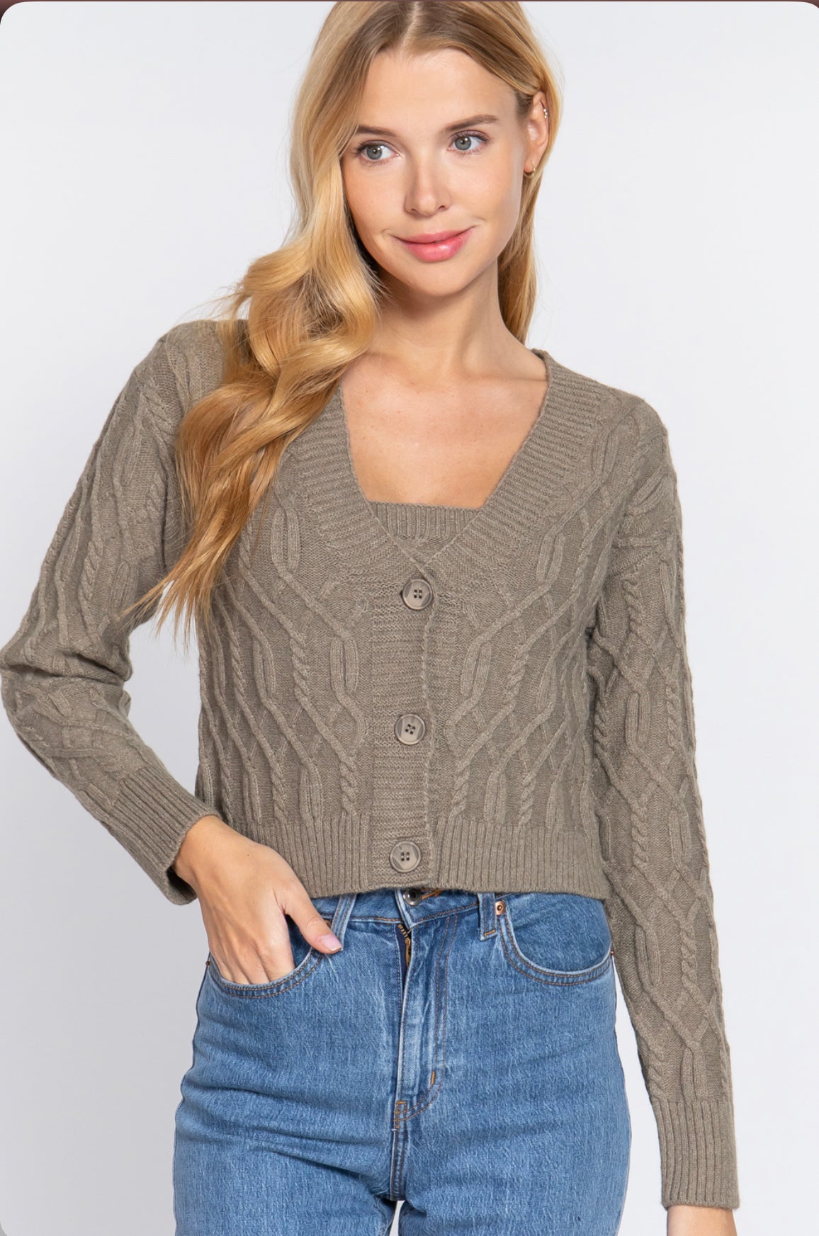 SWEATER TUBE & CARDIGAN SET
