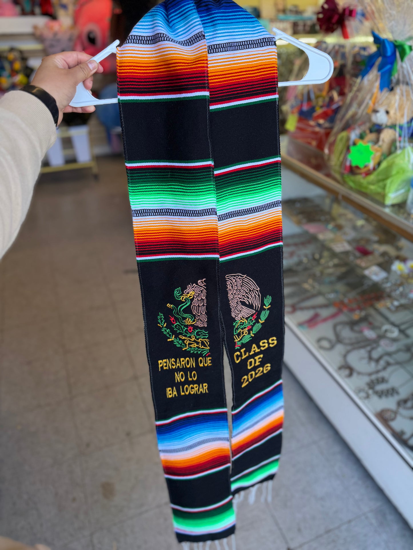 Custom graduation stole