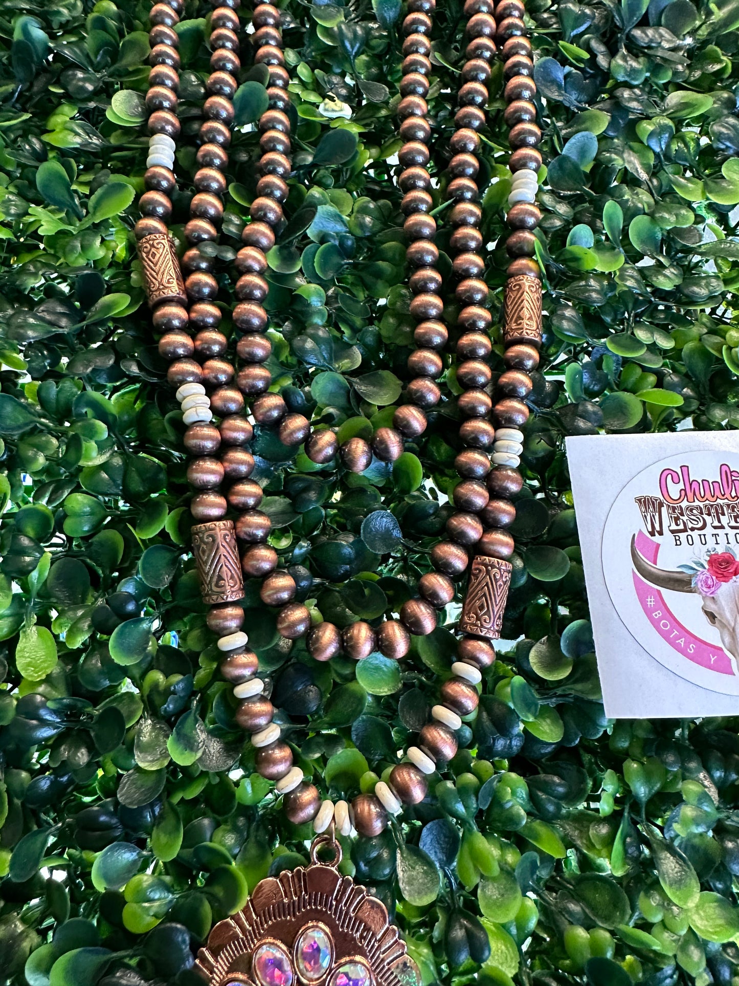 Navajo necklace and earrings set