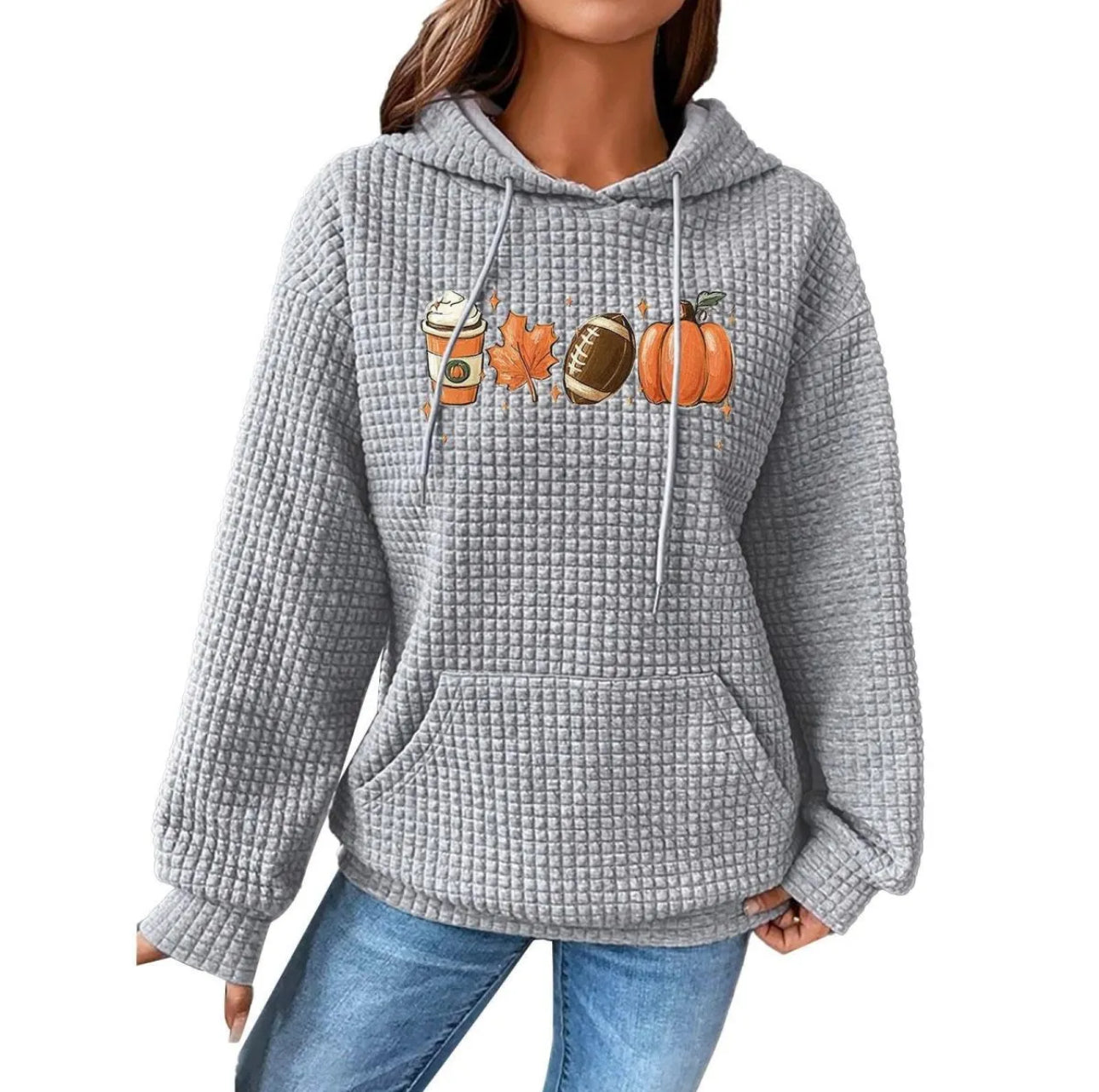 Cute pumpkin hoodie (size small)