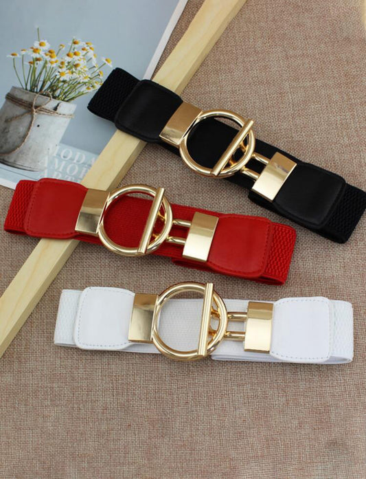 Elastic waist belt