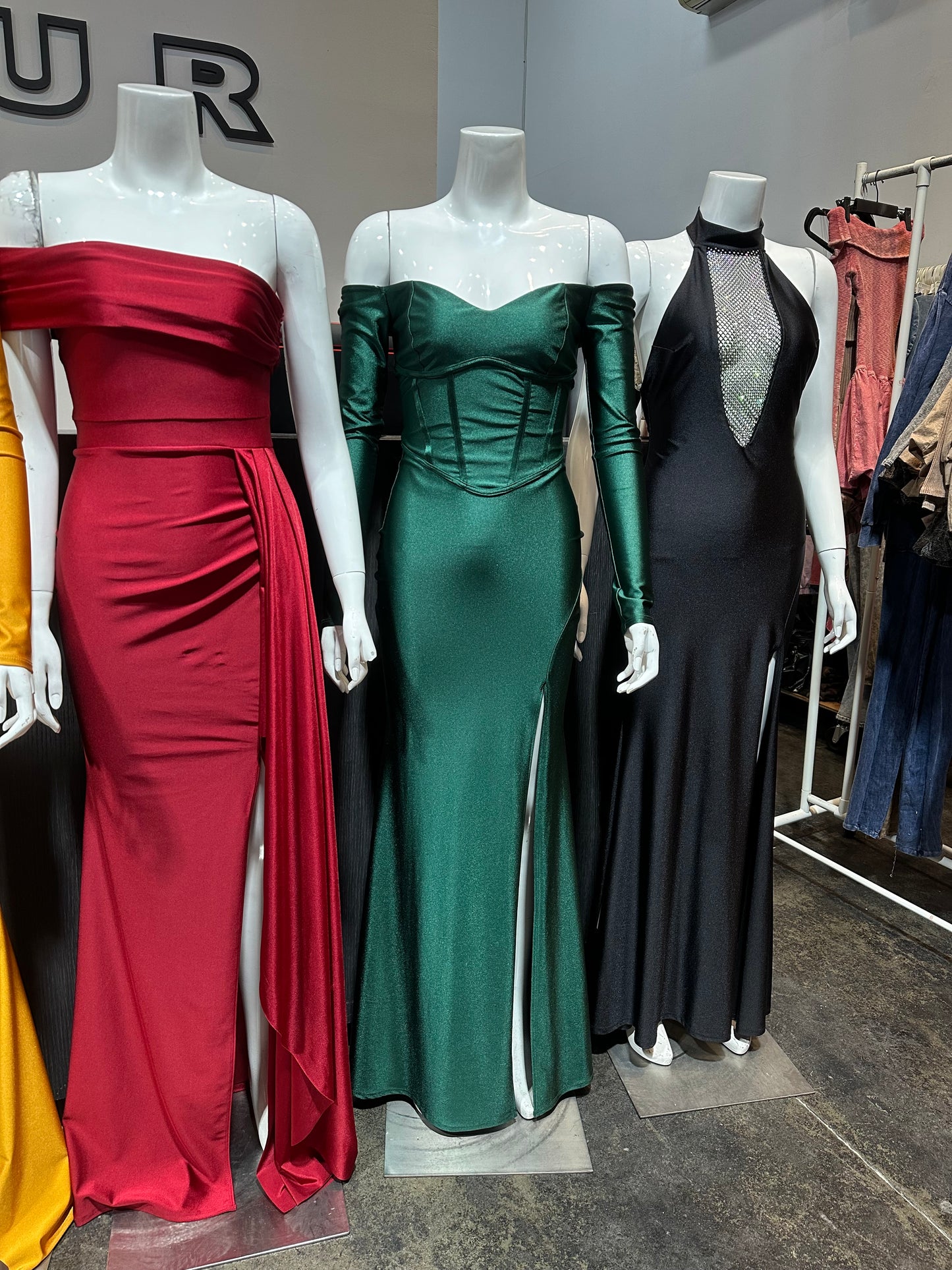 Green Party Dress