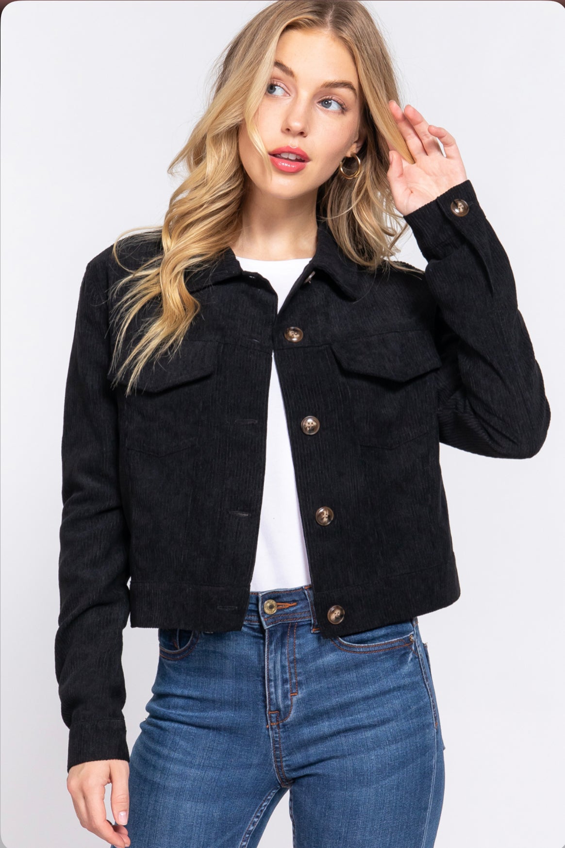 Black Corduroy Jacket
