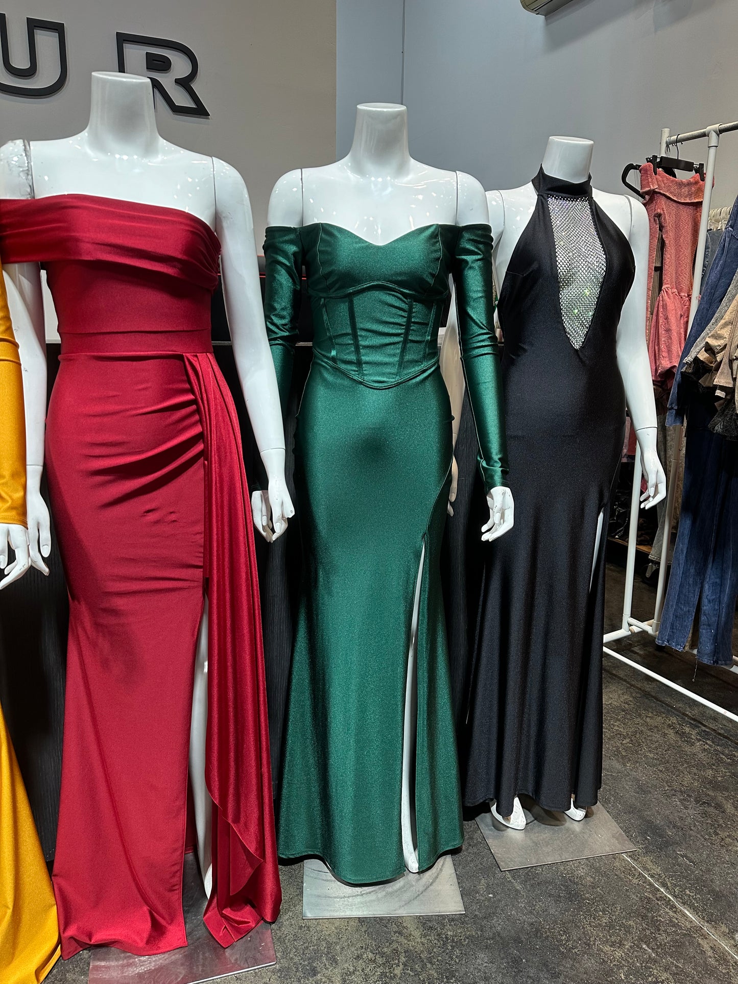 Green Party Dress