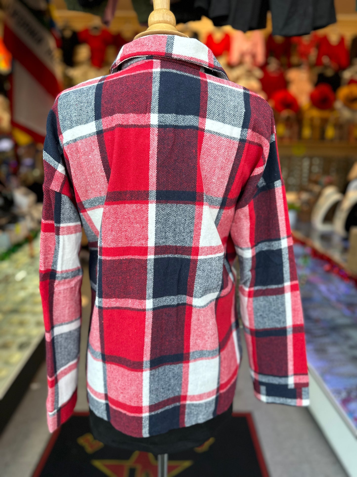 Plaid Red Shacket