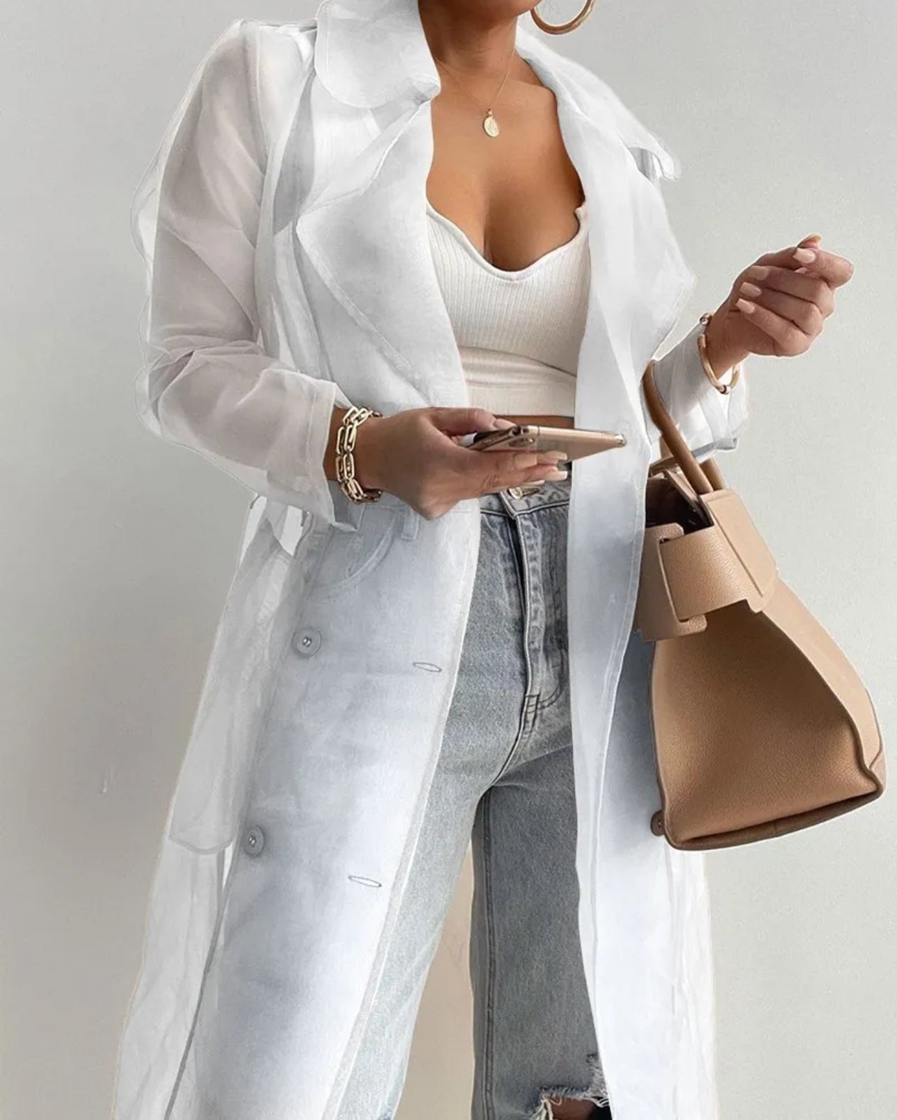 Long Overcoat Blouse(3 colors available)