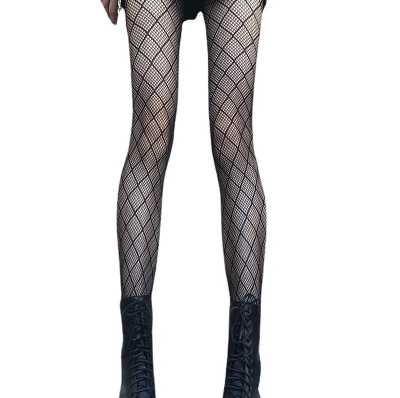 Black Mesh ultra thin pantyhose