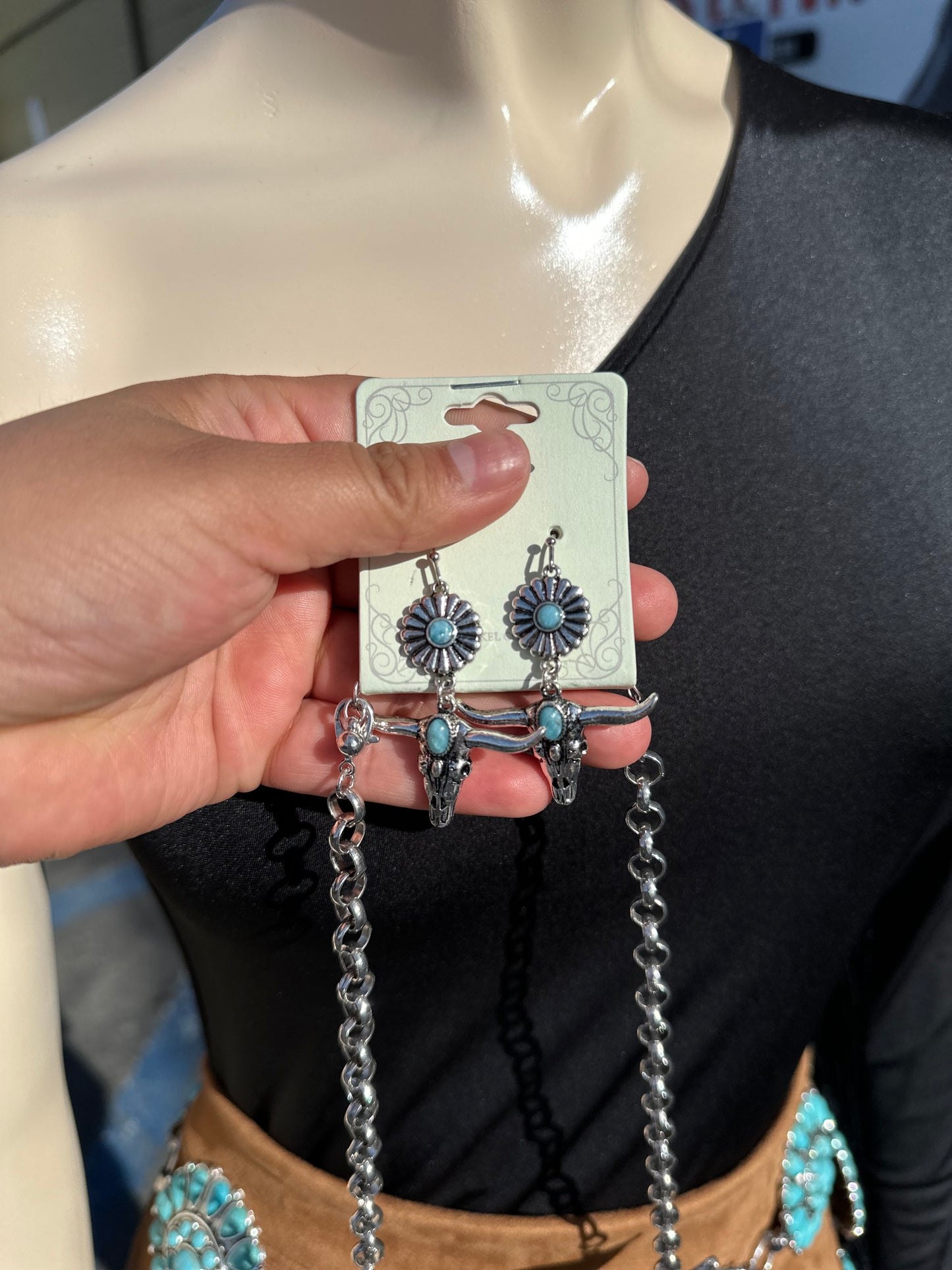 Torito Necklace and Earrings set
