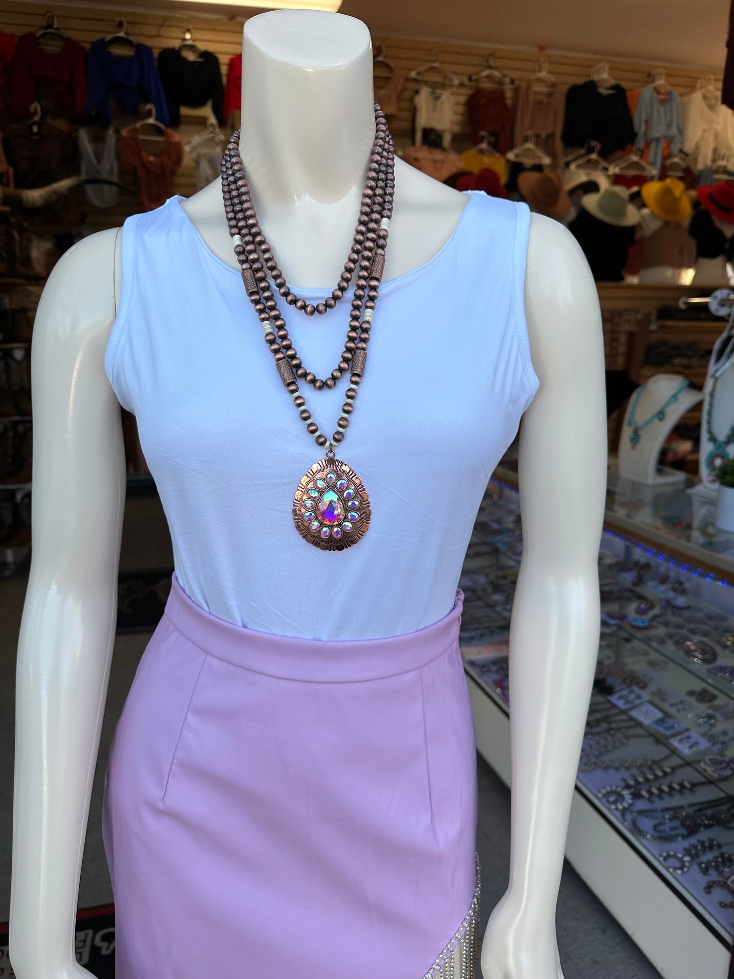 Navajo necklace and earrings set