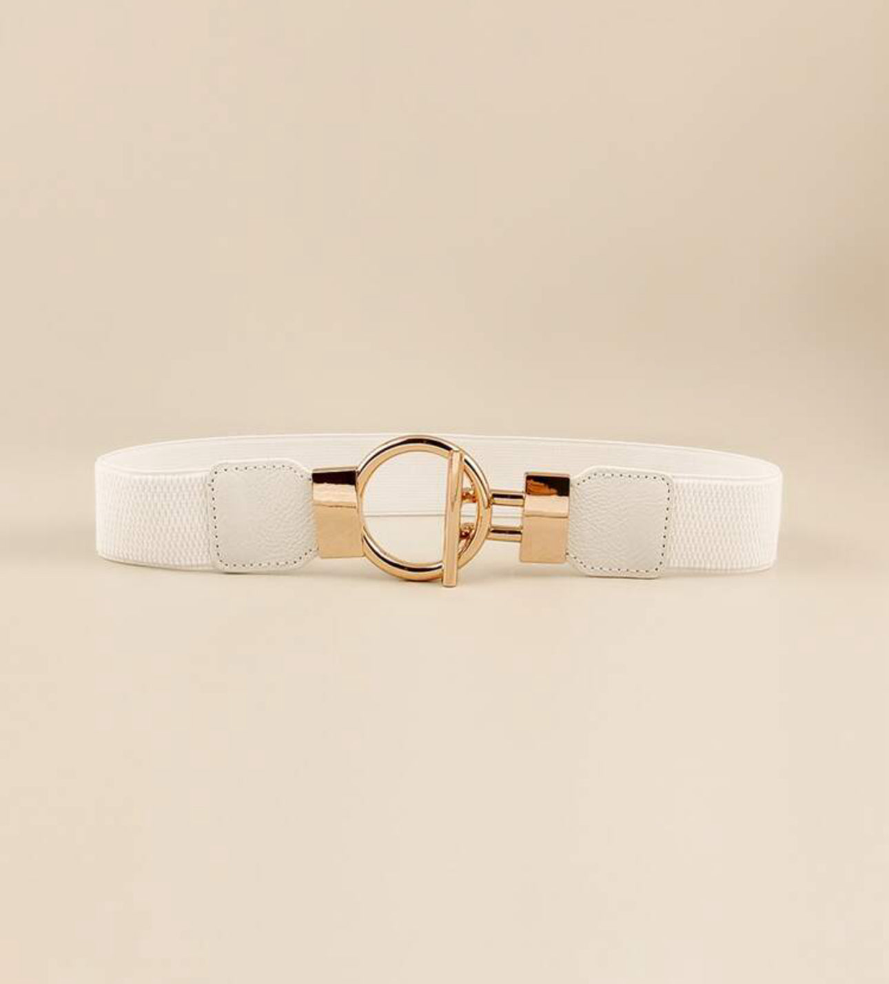 Elastic waist belt