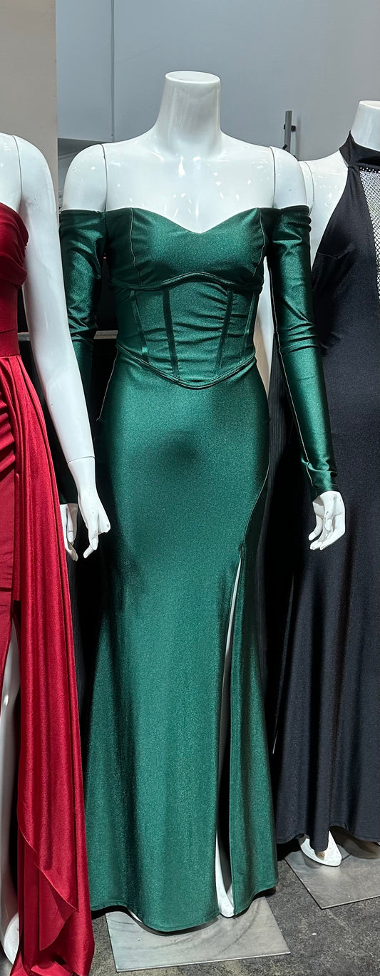 Green Party Dress