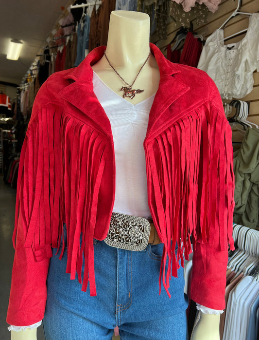 Suede fringe jackets (4 colors)