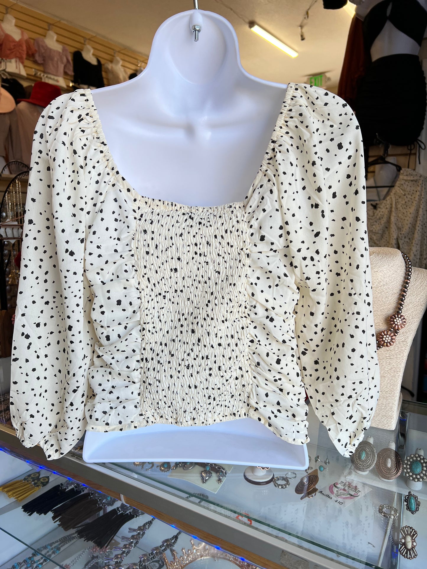 Jessy Ivory Blouse