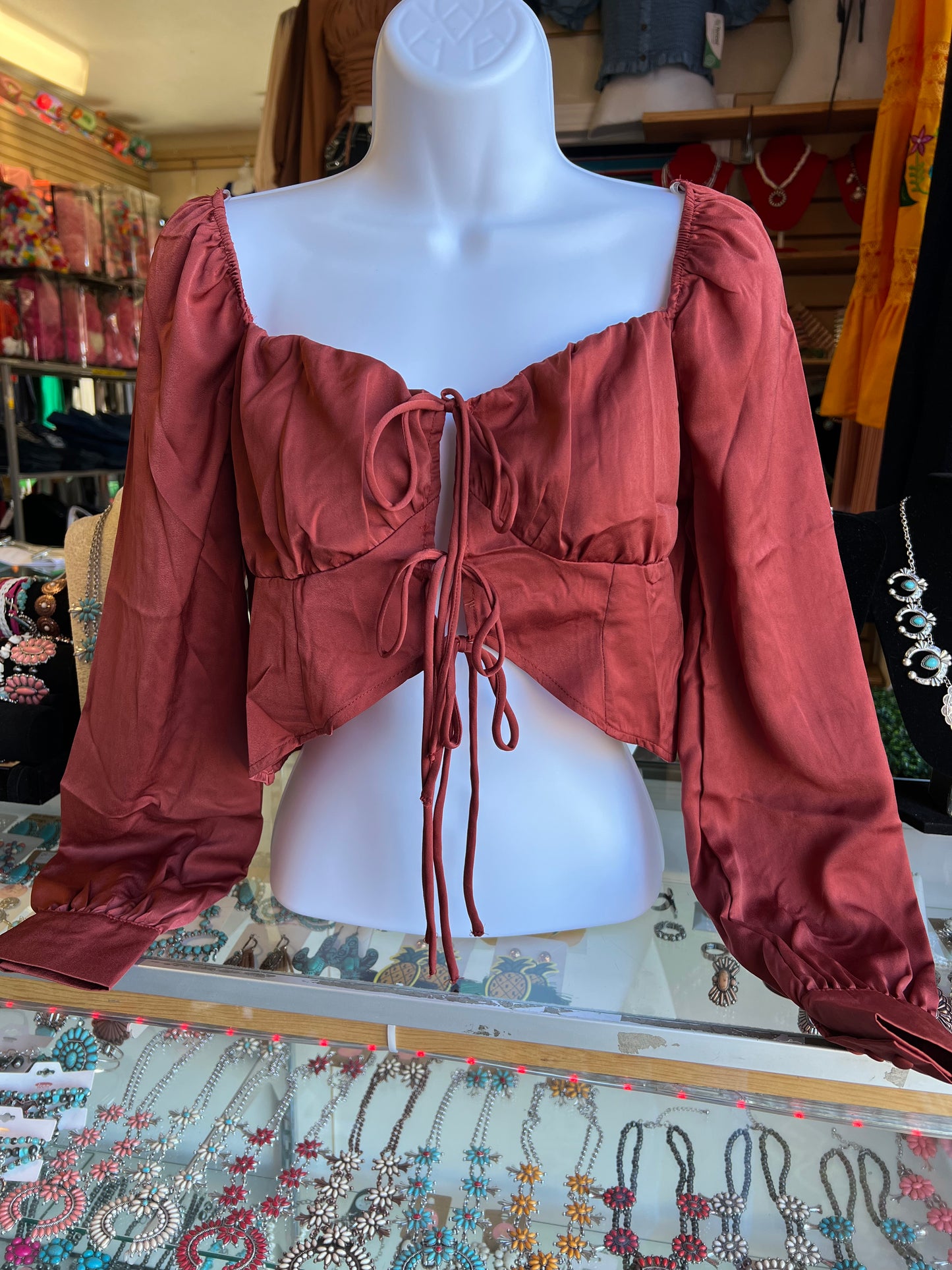 Burgundy Top