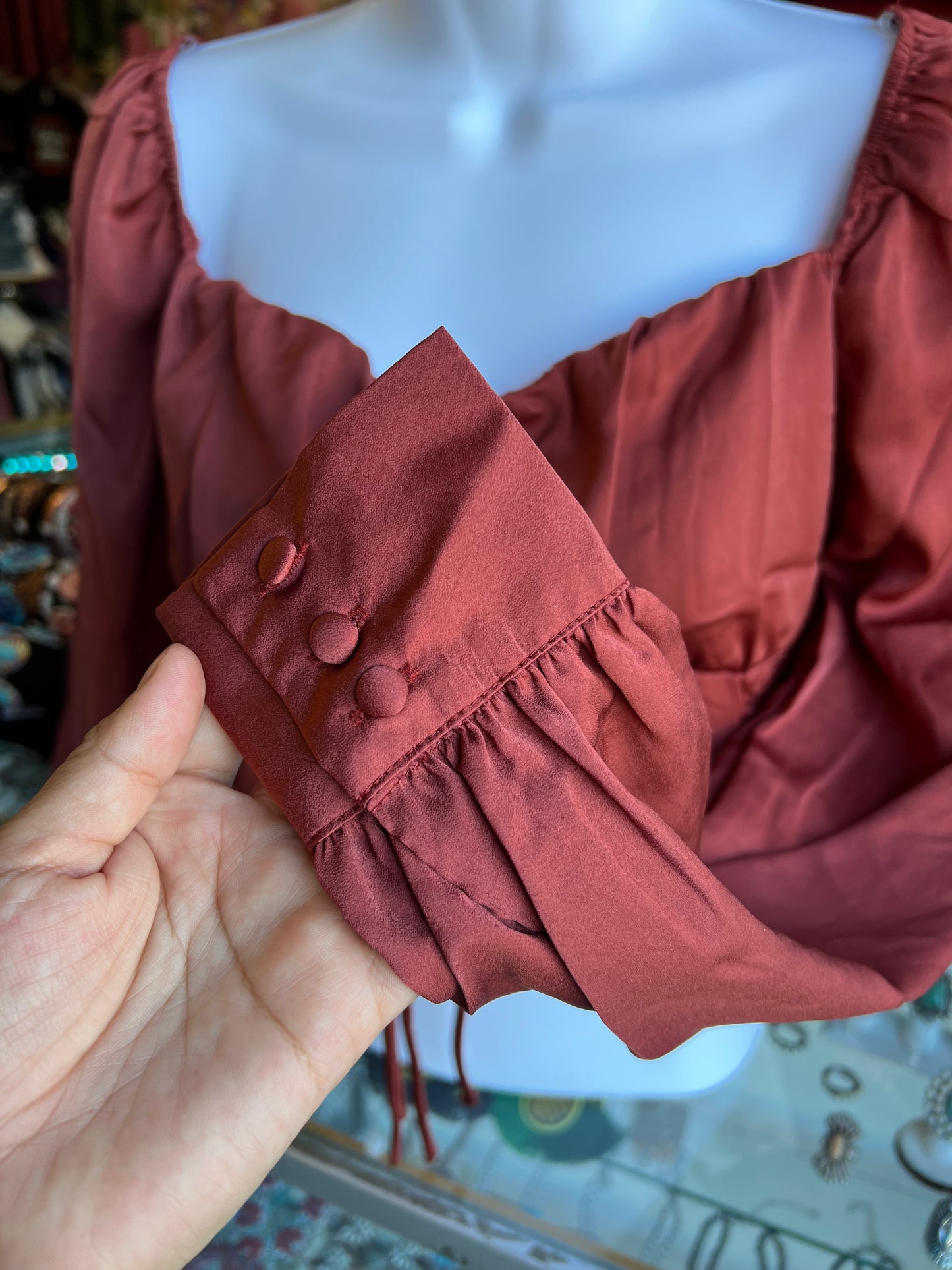 Burgundy Top