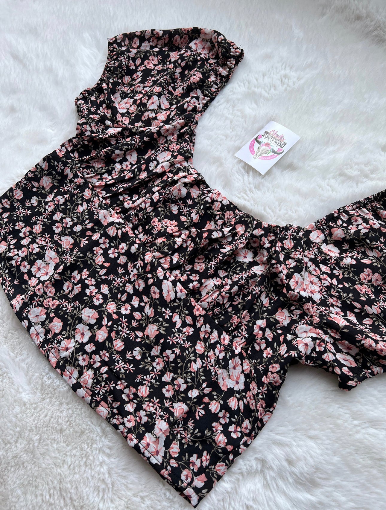 Camelia floral plus size top