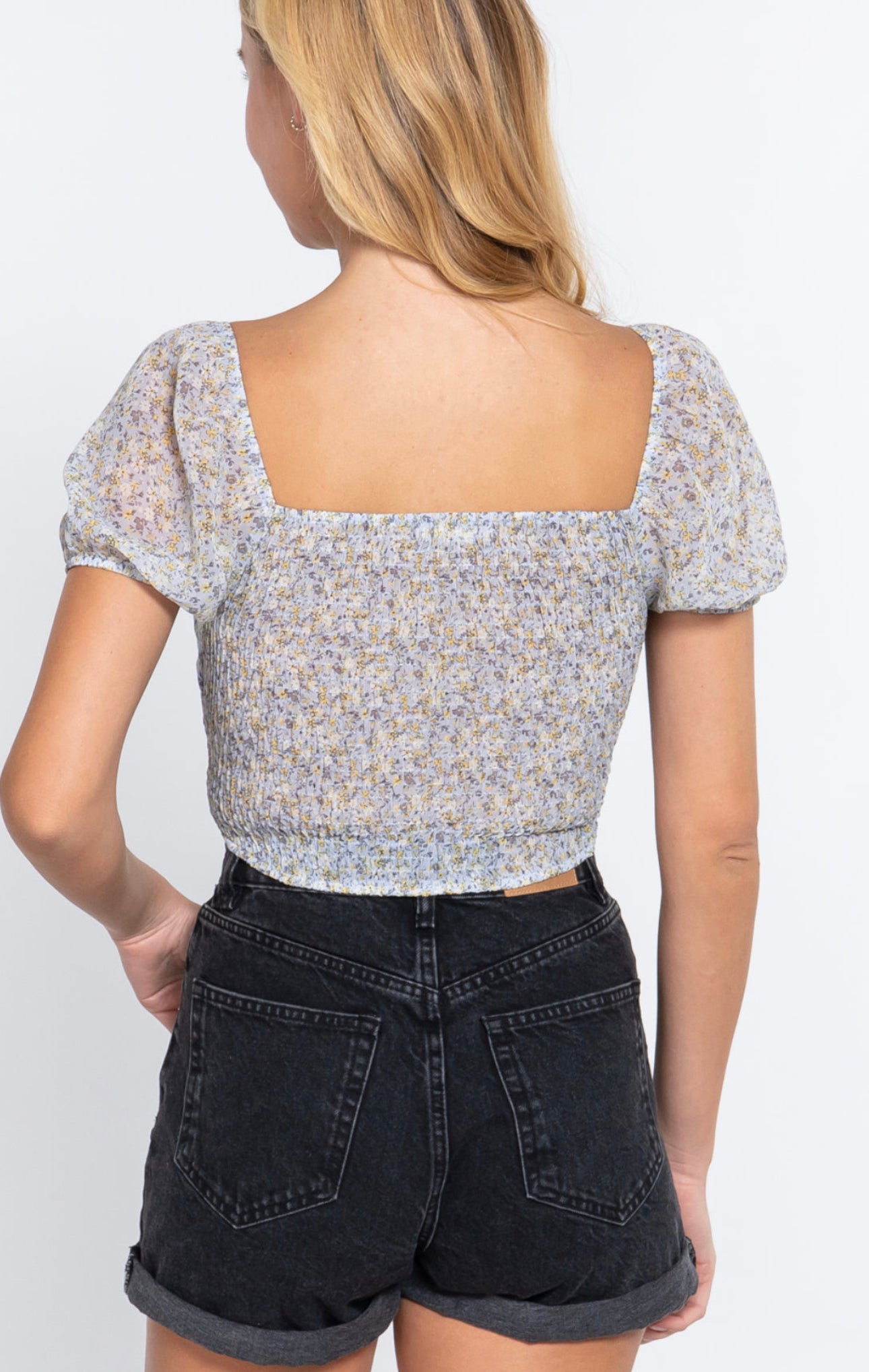 Melissa floral plus size top
