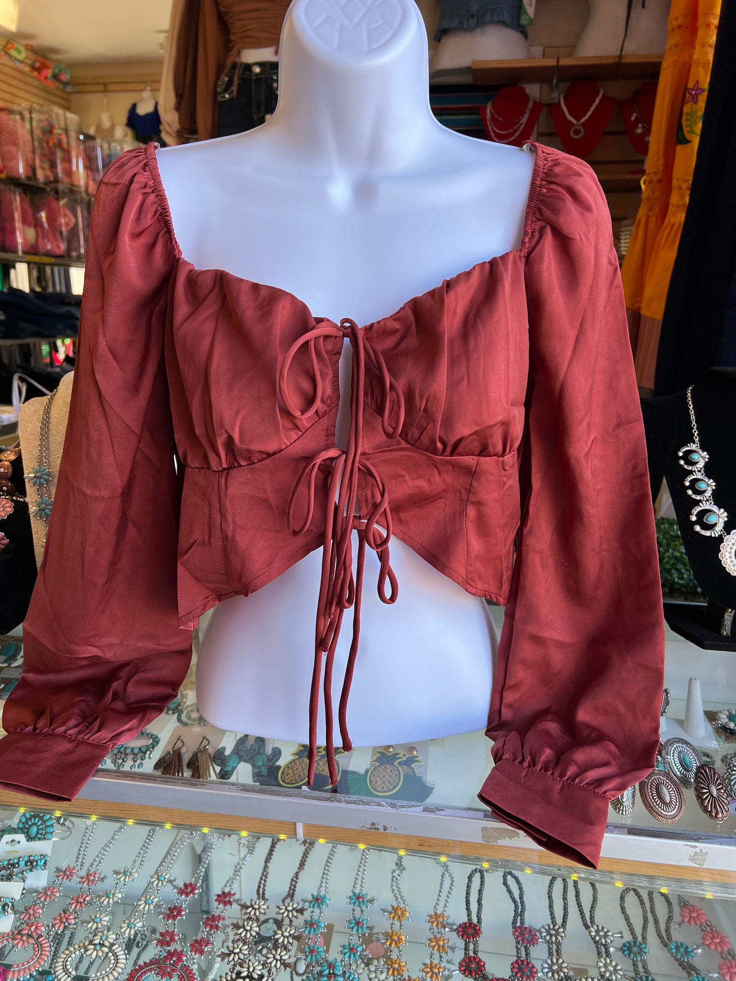 Burgundy Top