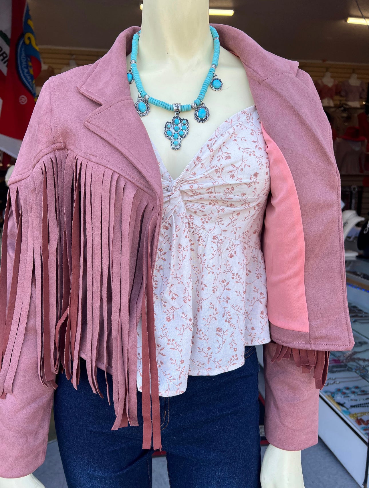 Suede fringe jackets (4 colors)