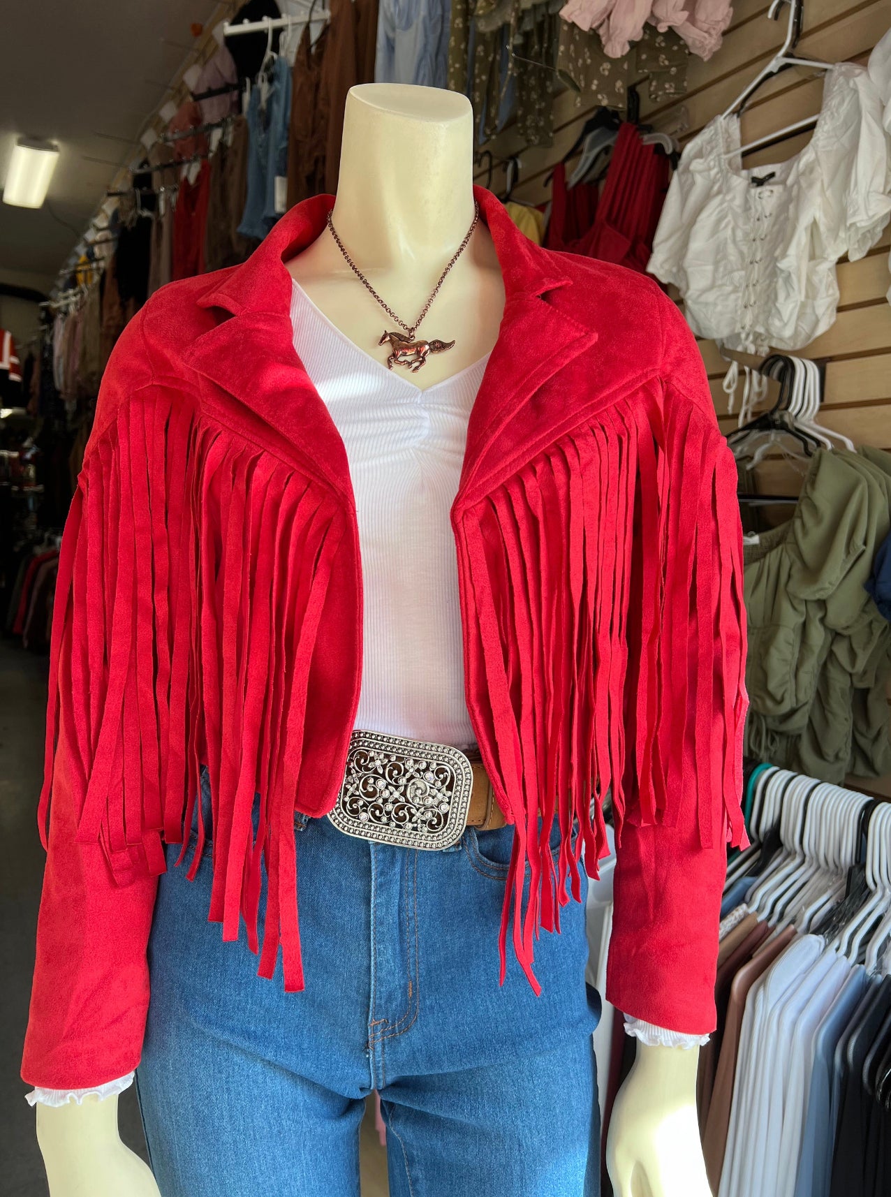 Suede fringe jackets (4 colors)