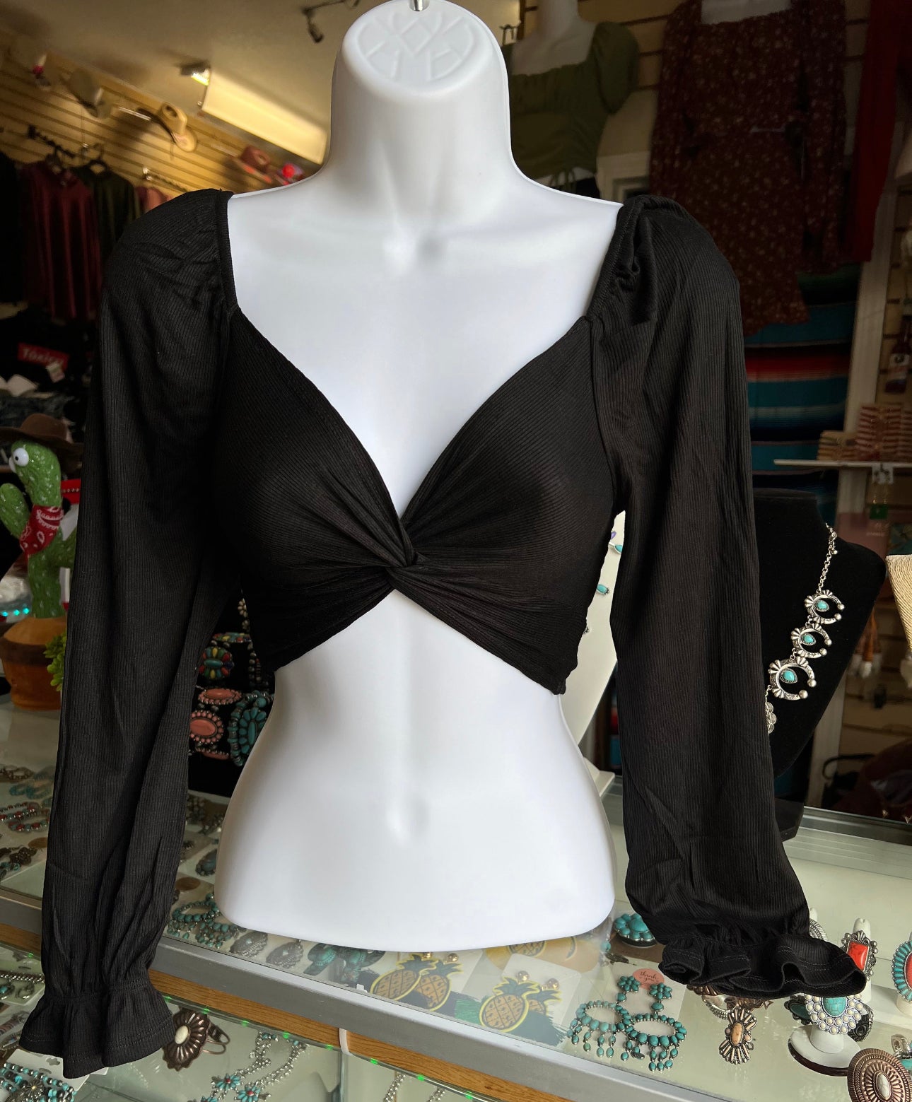 Ximena Black Top