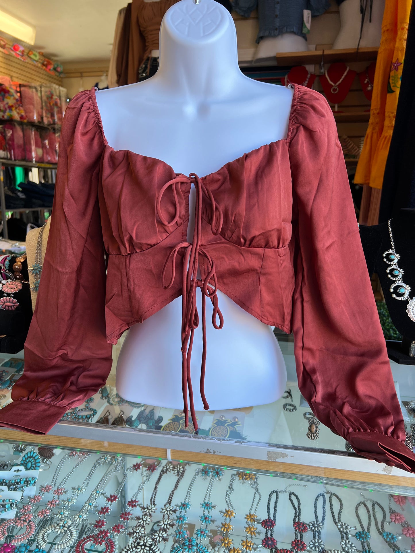 Burgundy Top