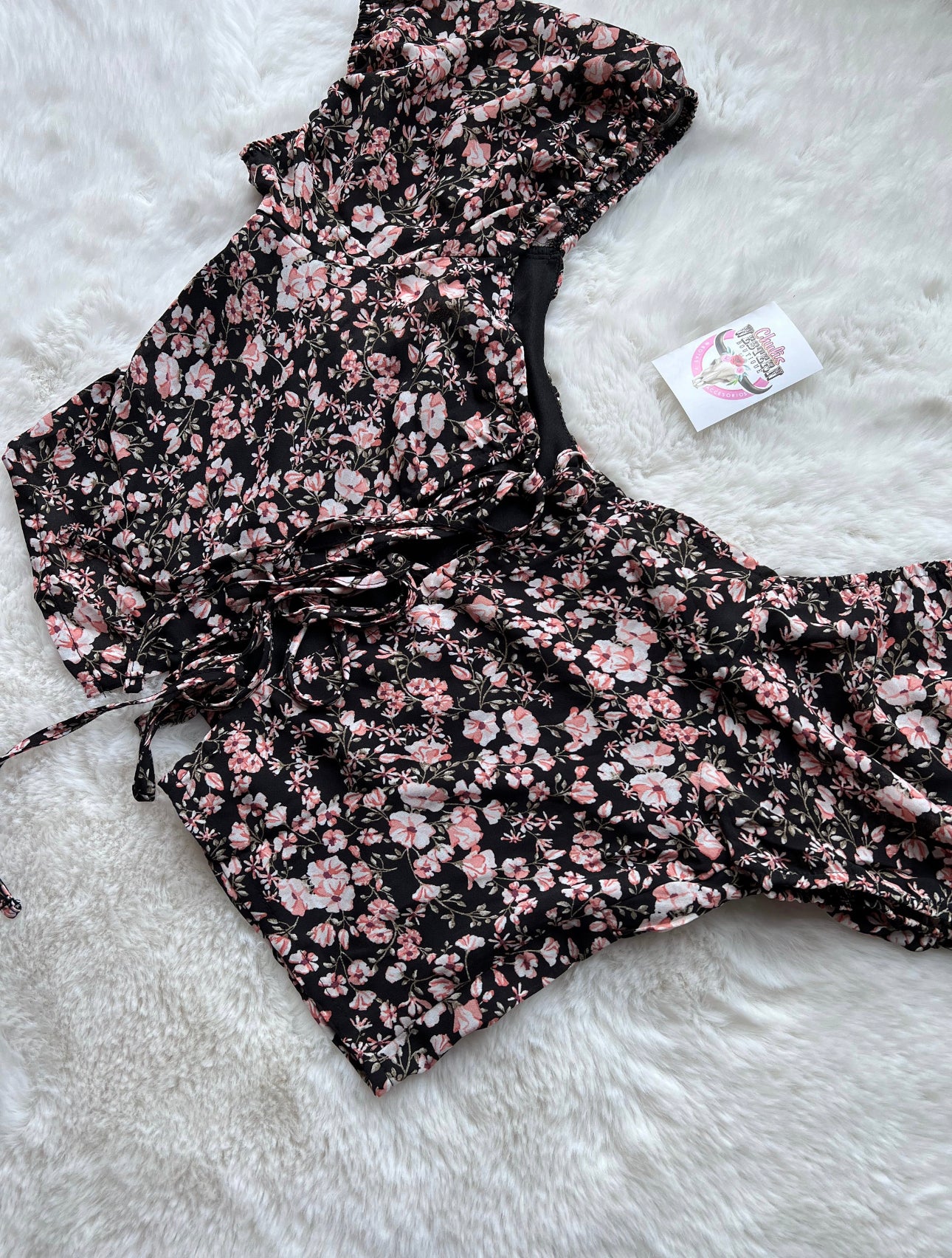 Camelia floral plus size top