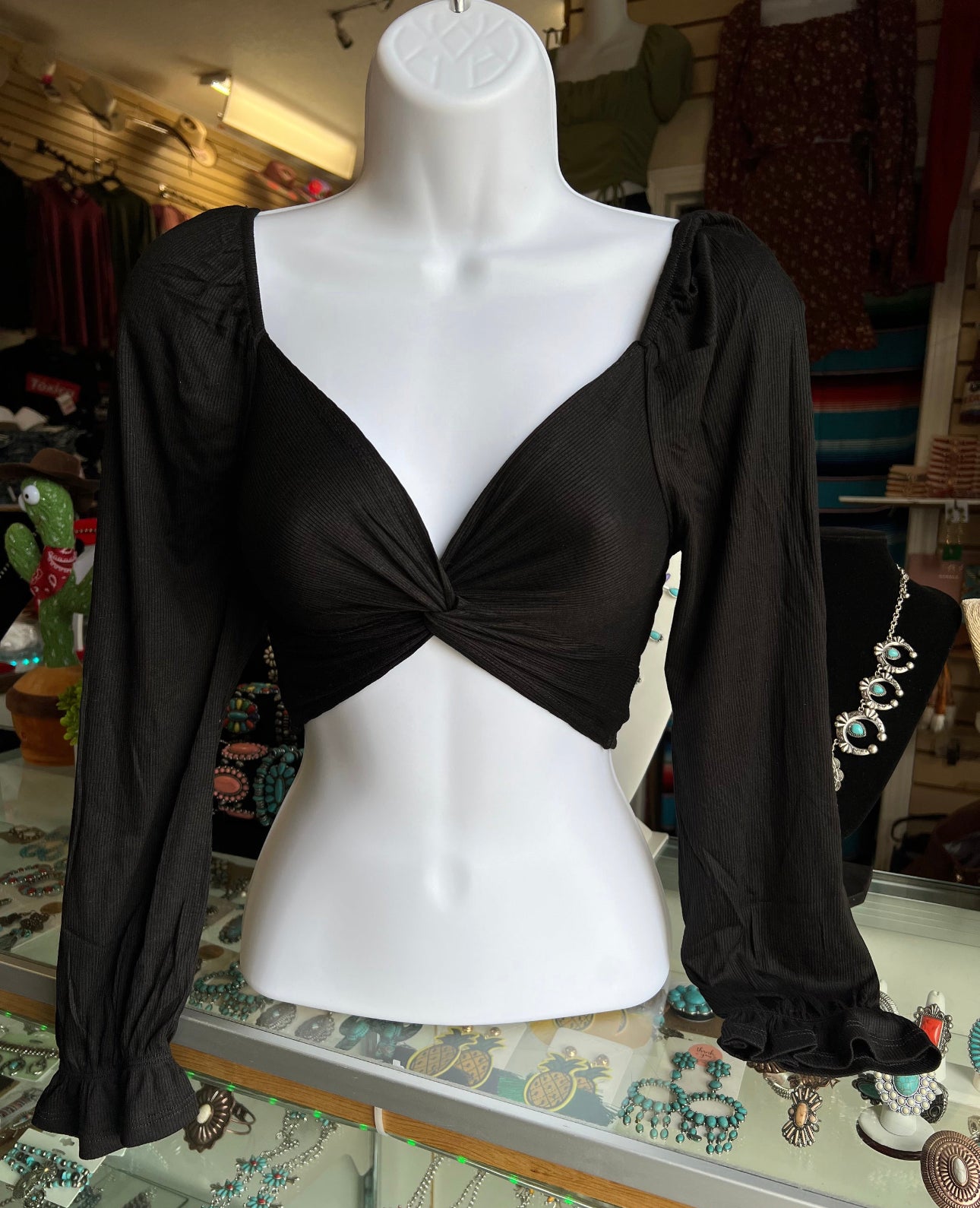 Ximena Black Top