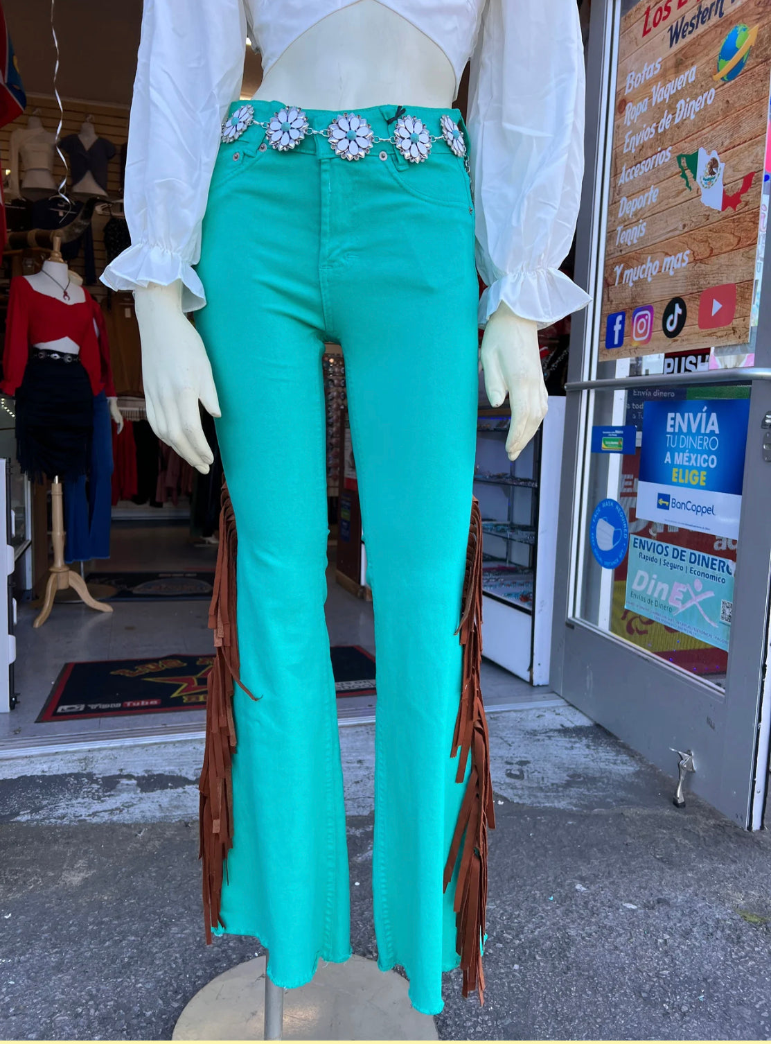 Fringe Jeans (4 colors)