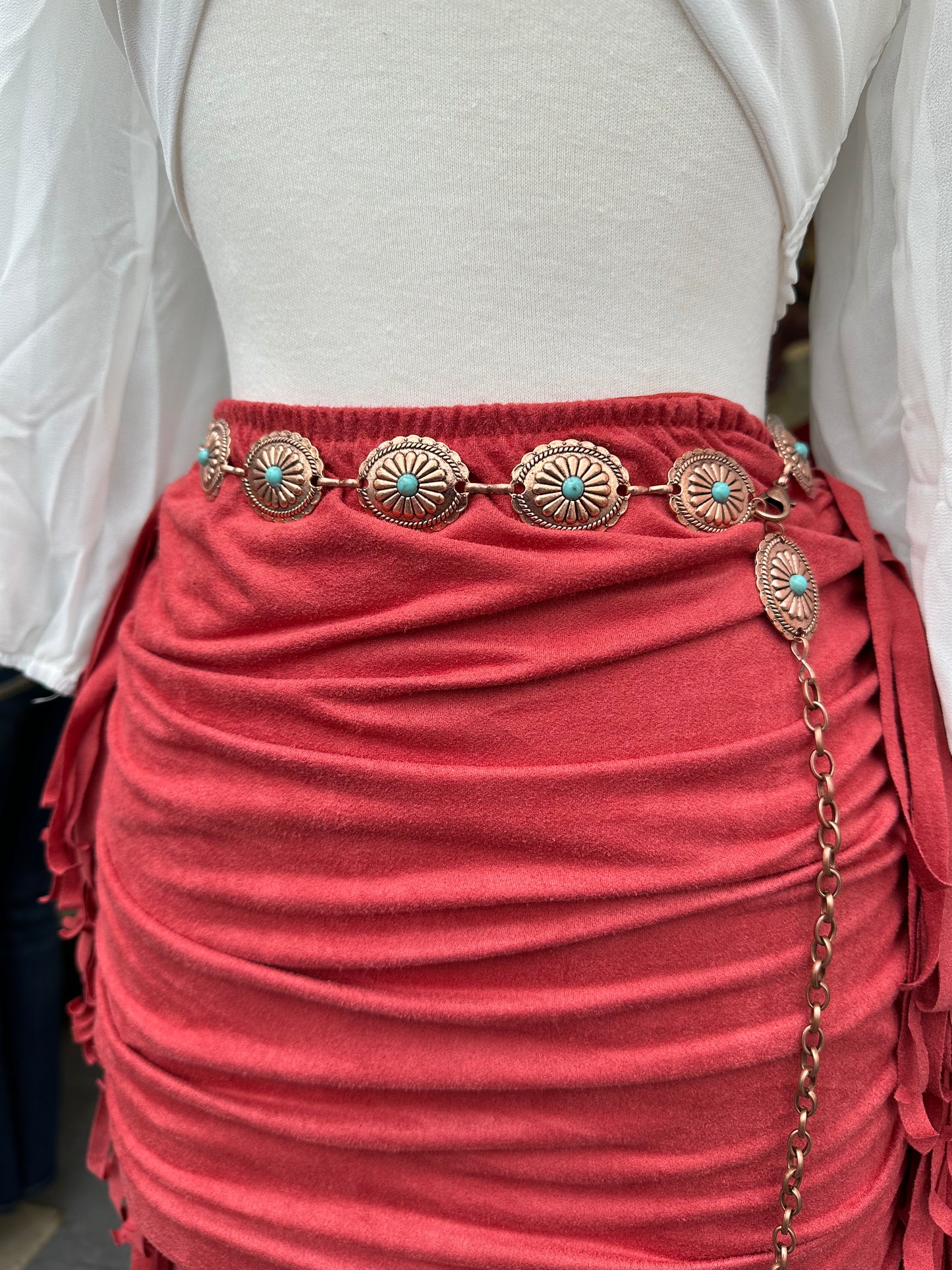 High waist fringe Bodycon skirt
