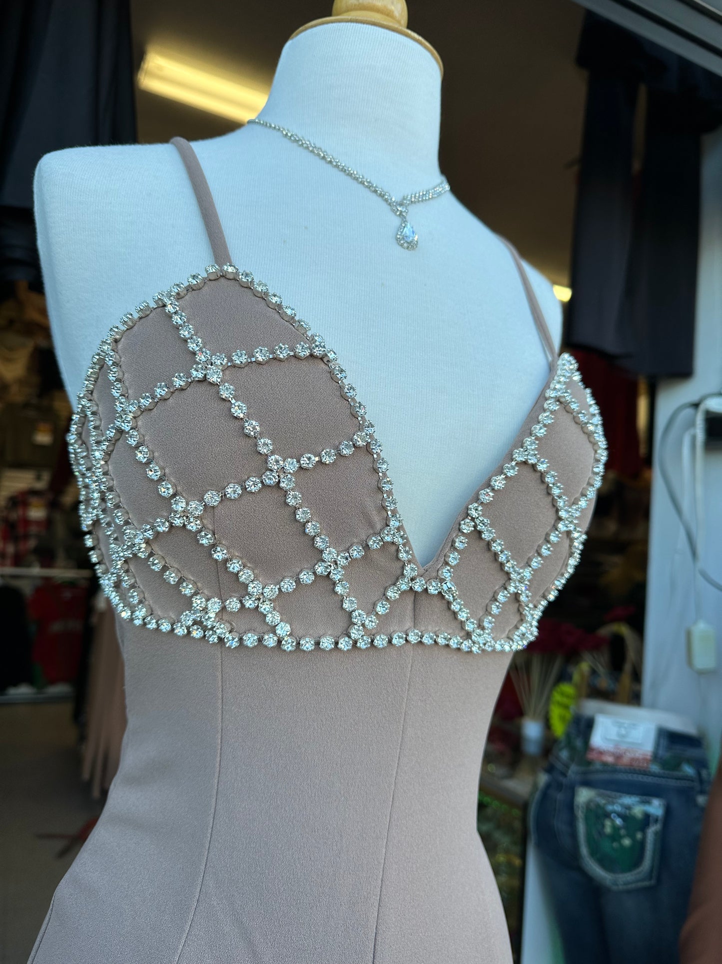 Crystal luxury jumpsuit