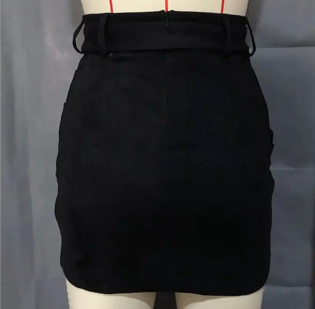High waist suede skirt (2 colors available)