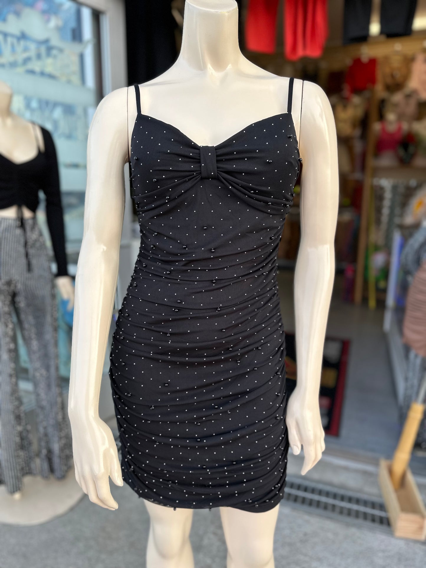 Pearl Mesh Dress