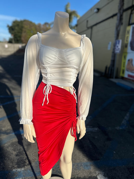 Catalina midi skirt ( 2 colors available)