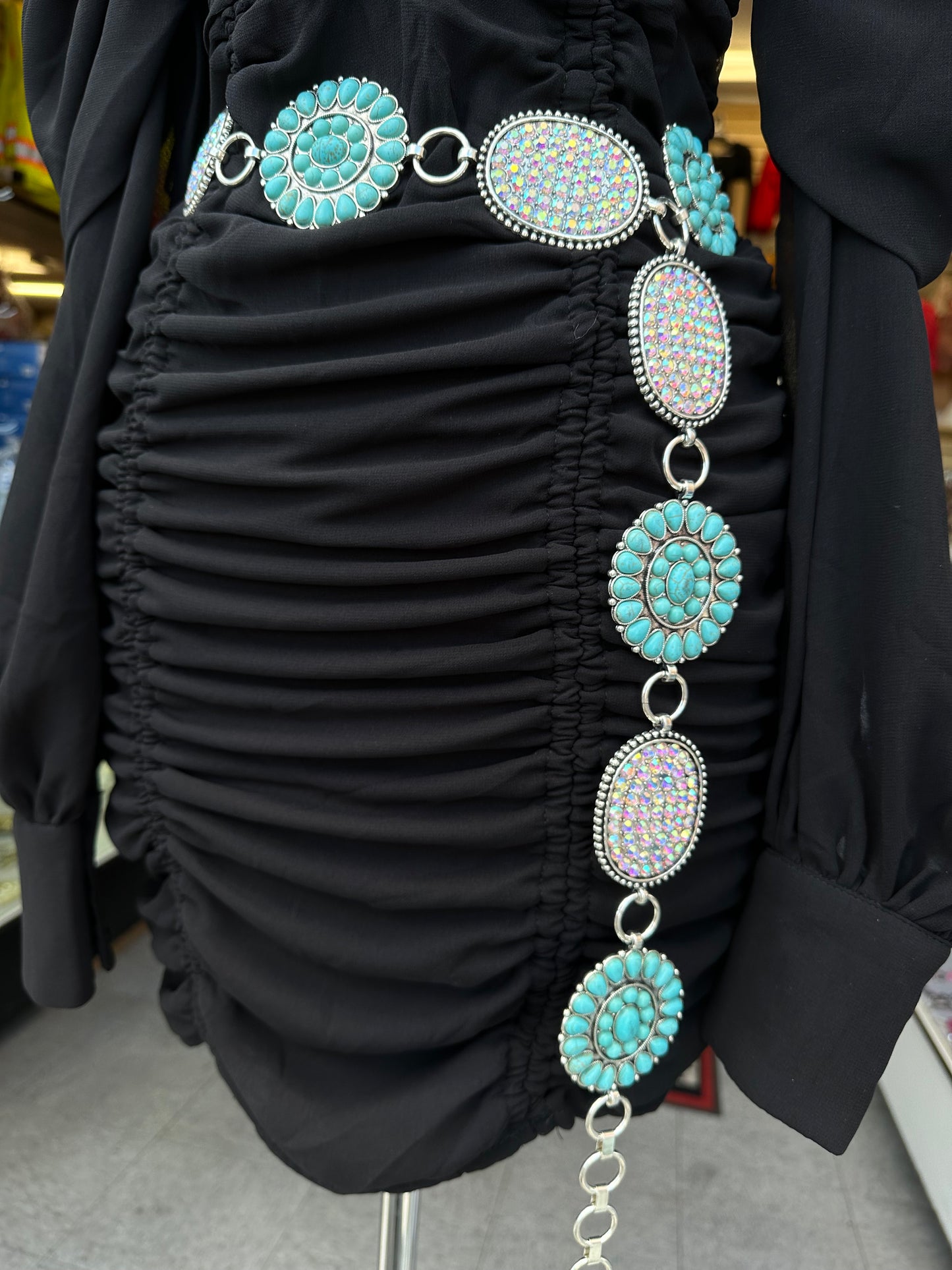 Off shoulder ruched Bodycon Dress Black Color