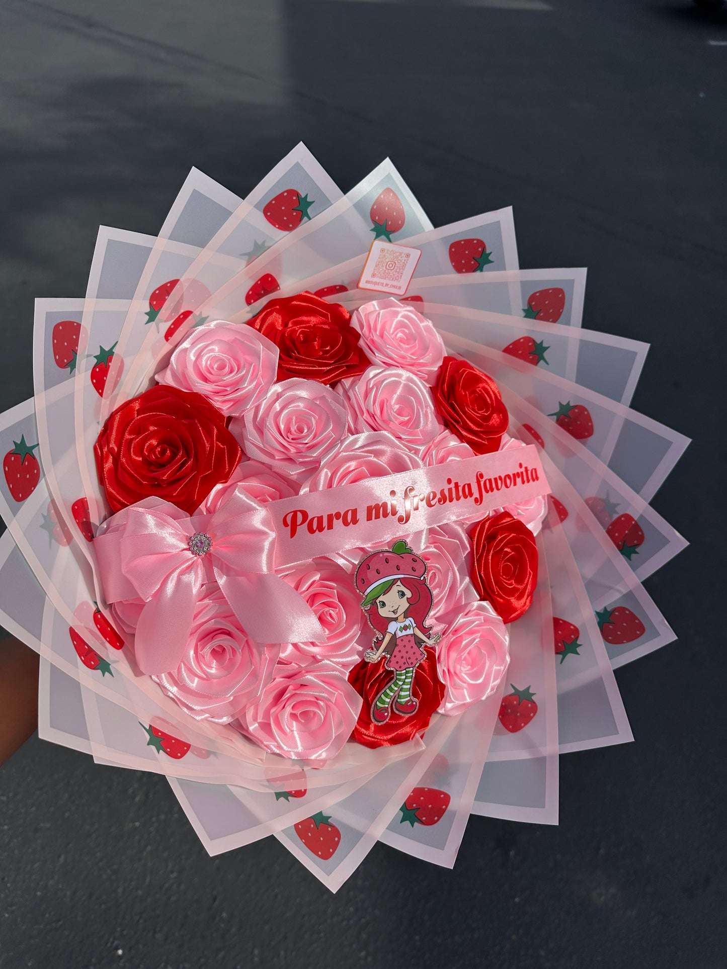 Ramo de Rosita Fresita / strawberry Shortcake bouquet 💐
