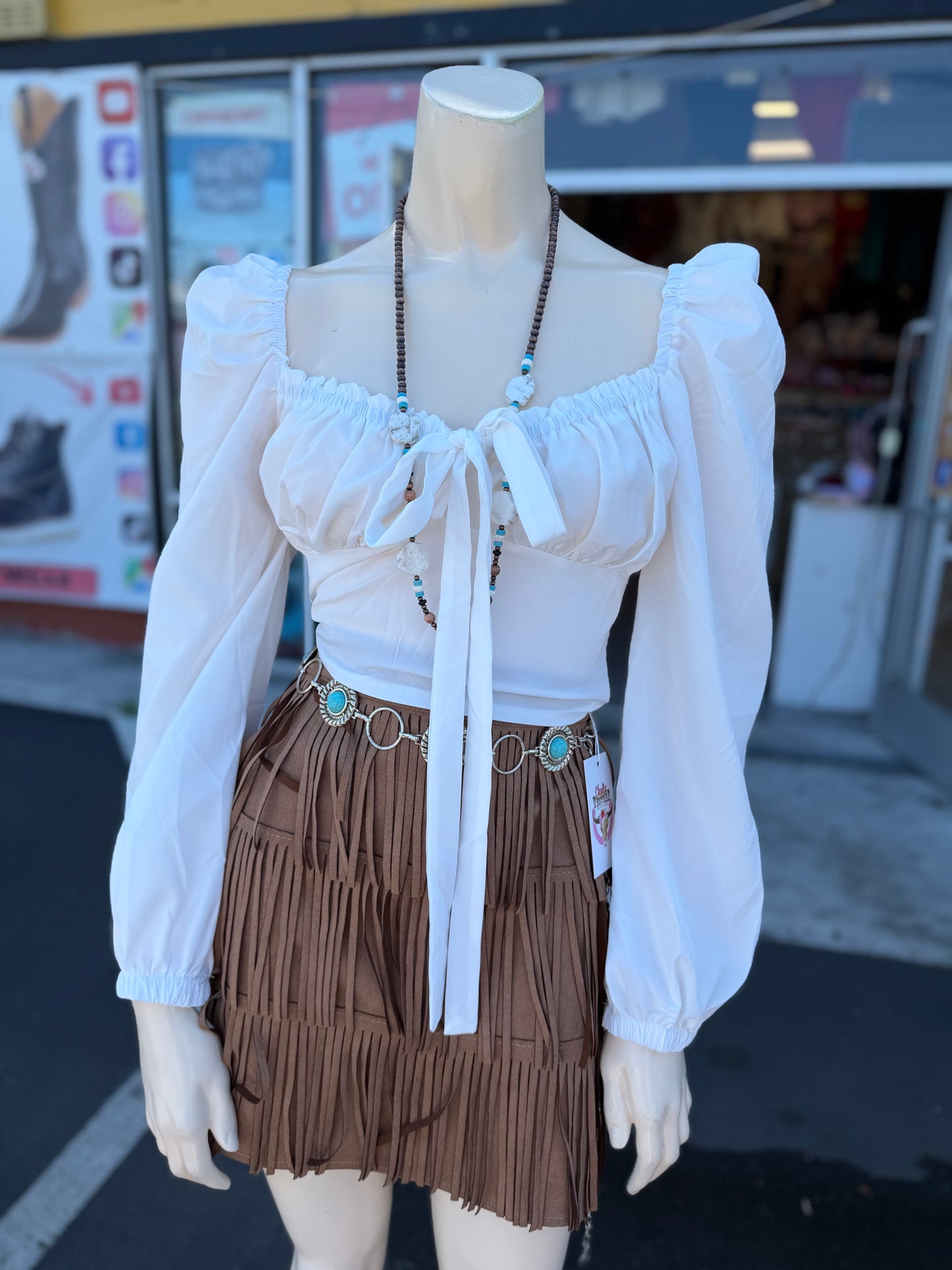 Sofia white top
