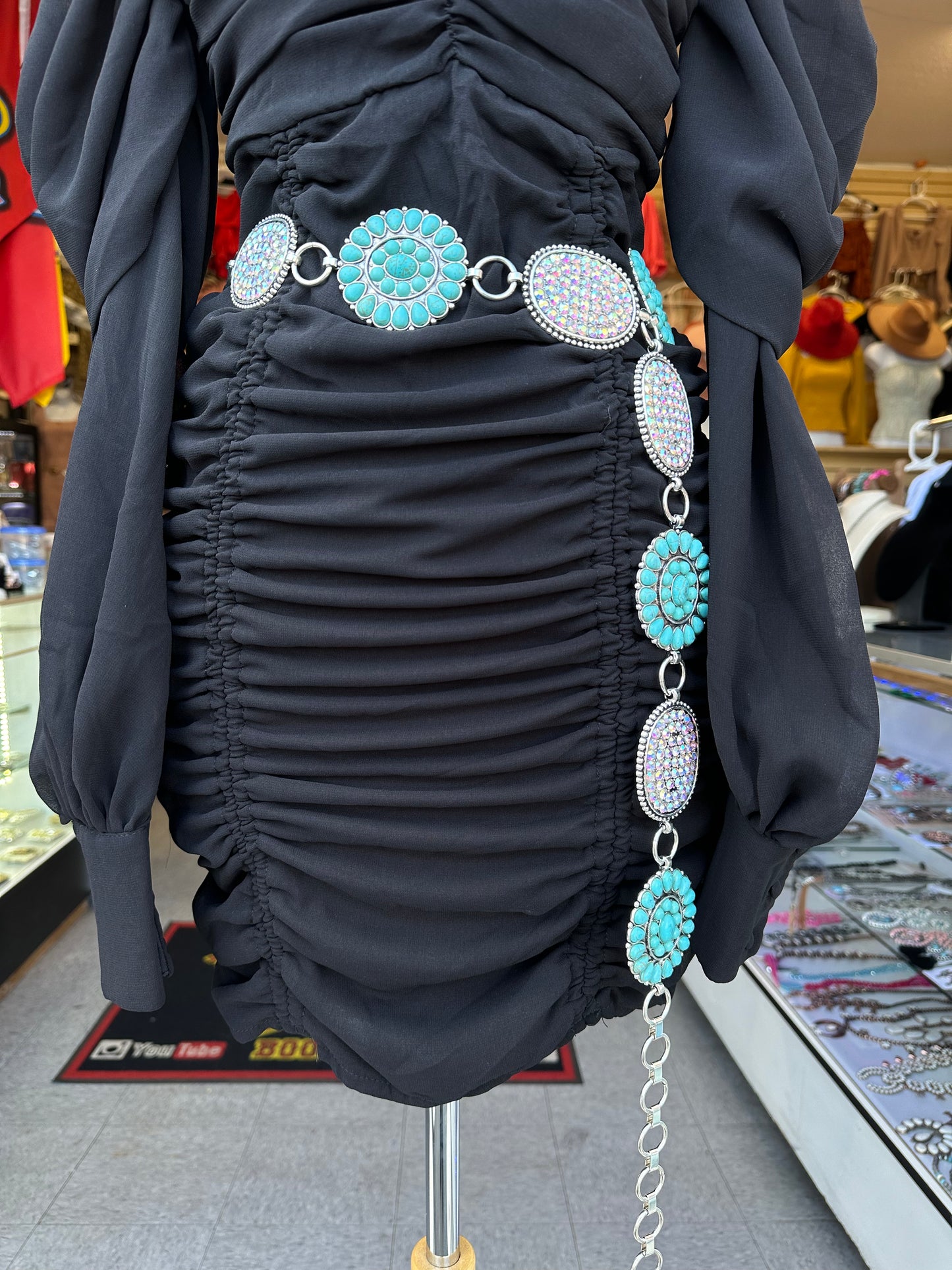 Off shoulder ruched Bodycon Dress Black Color