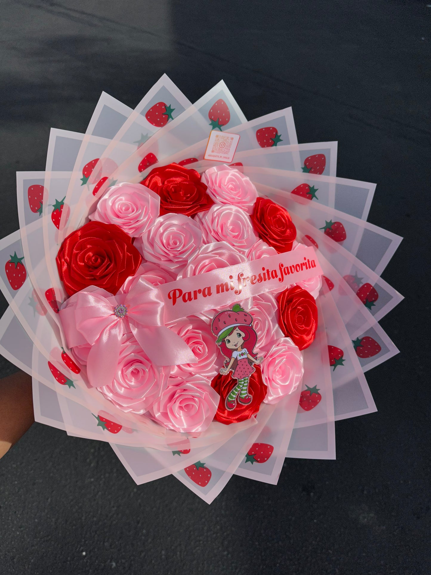 Ramo de Rosita Fresita / strawberry Shortcake bouquet 💐