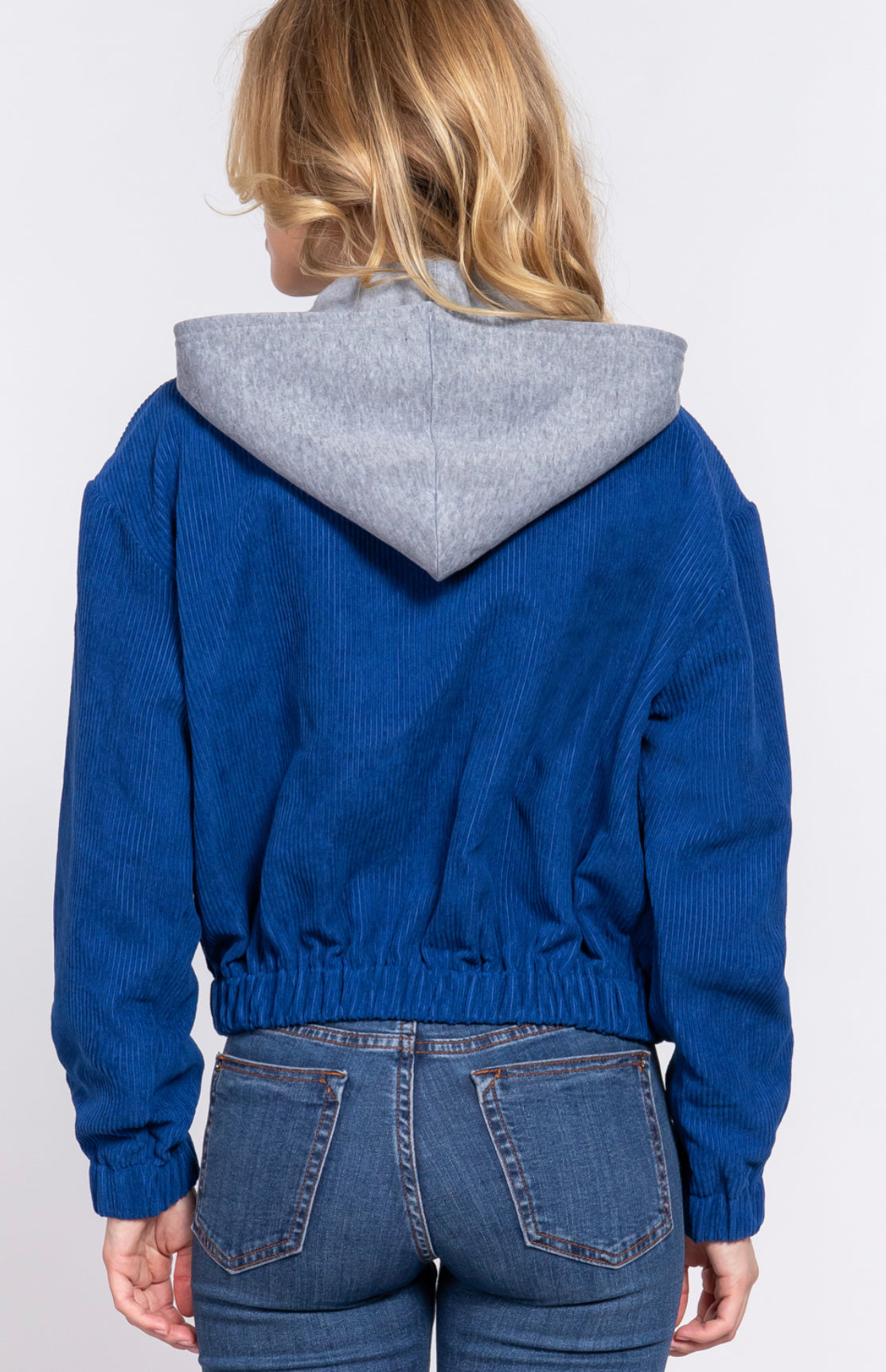 HOODIE CORDUROY JACKET
