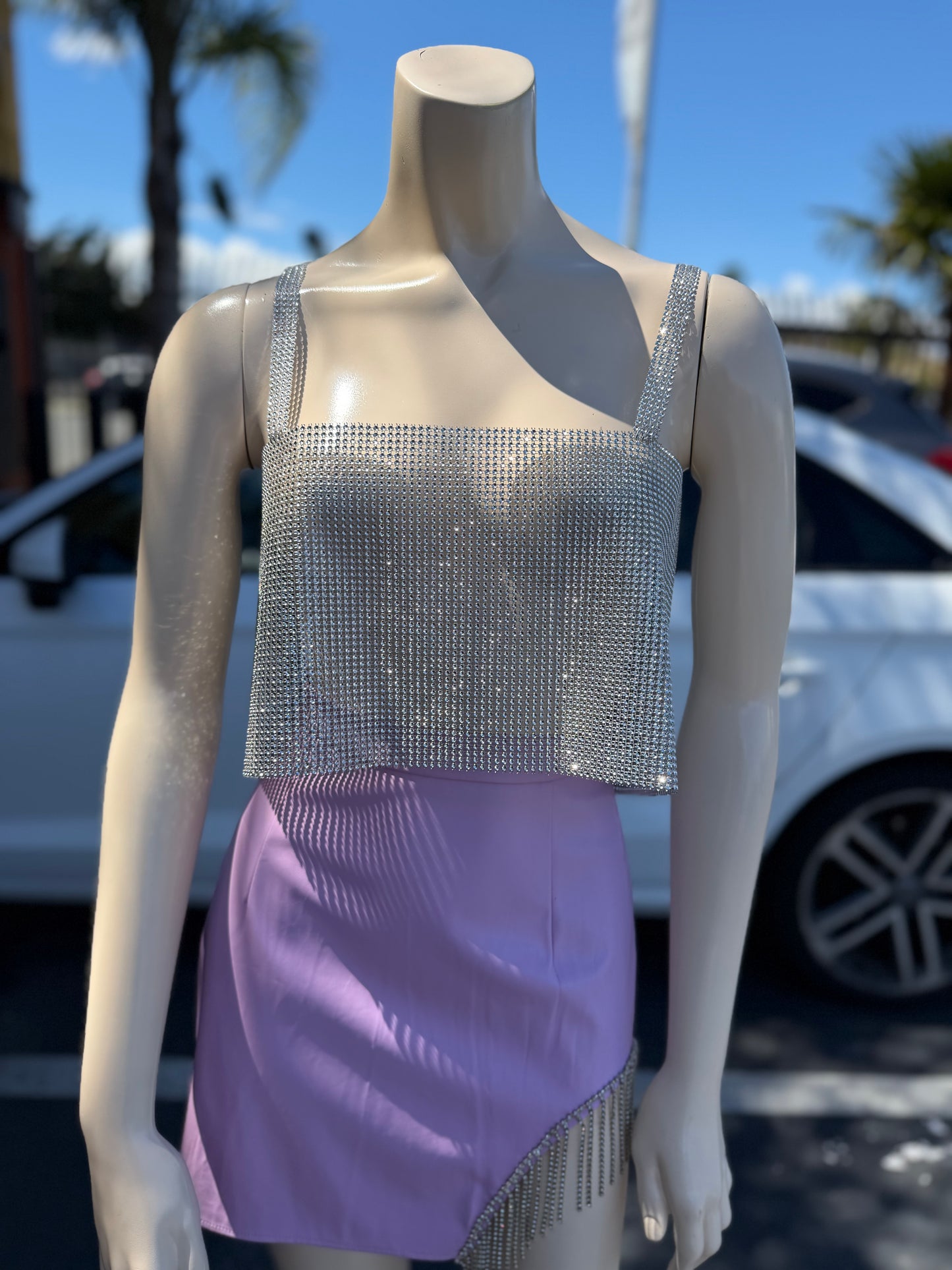 Rhinestone Top(one size )