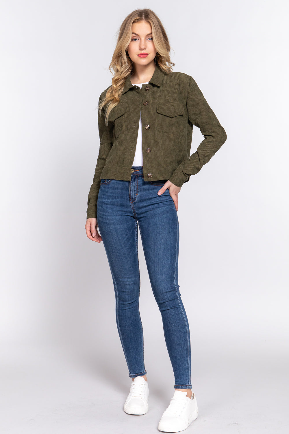 Olive Corduroy Jacket
