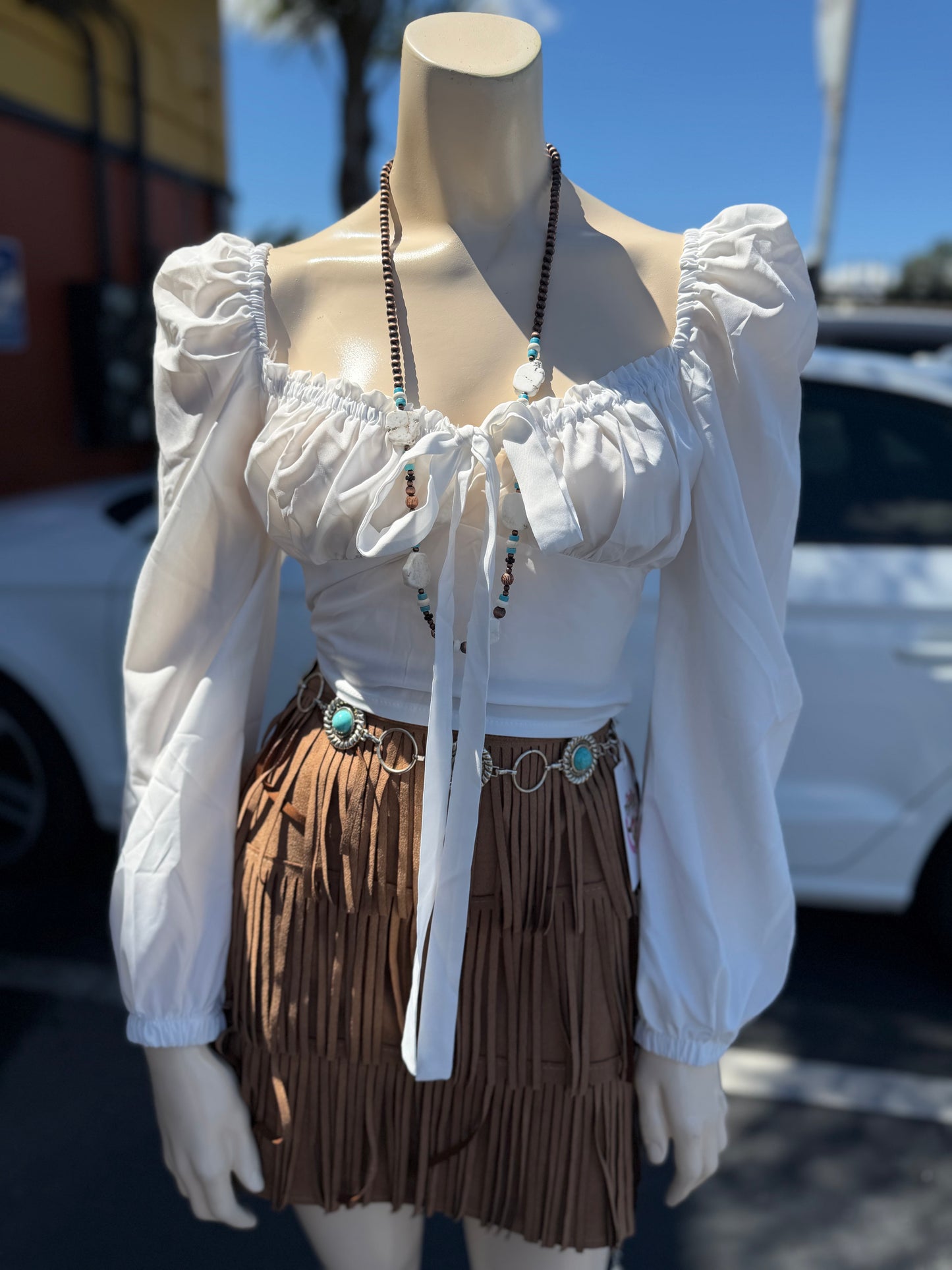 Sofia white top