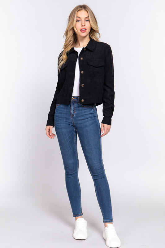 Black Corduroy Jacket