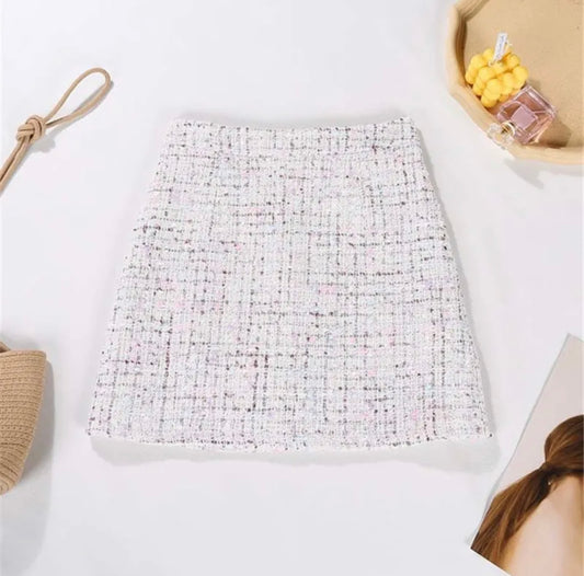 High waist Plaid Short/Skirt(2 colors available)