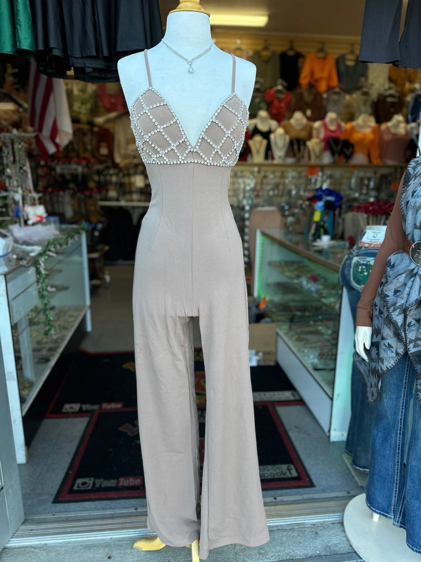 Crystal luxury jumpsuit