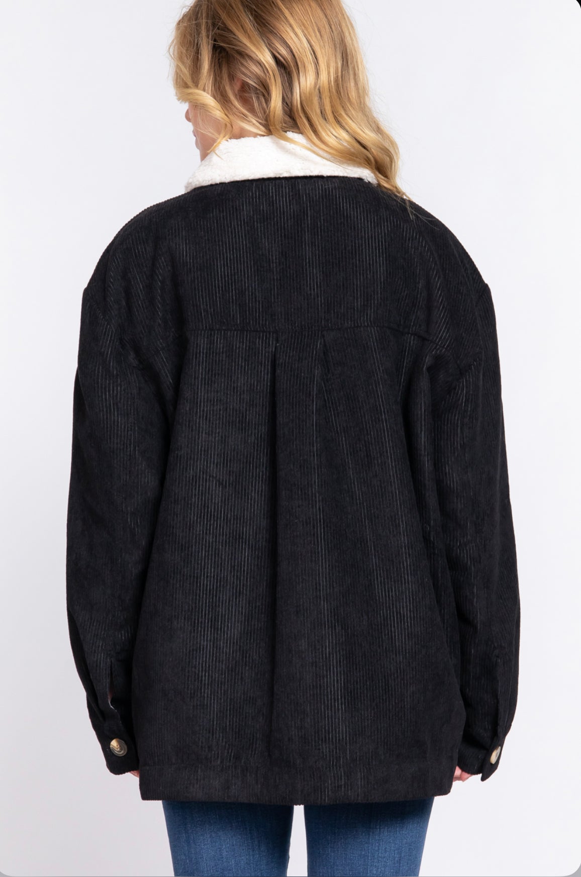 Black Corduroy Jacket