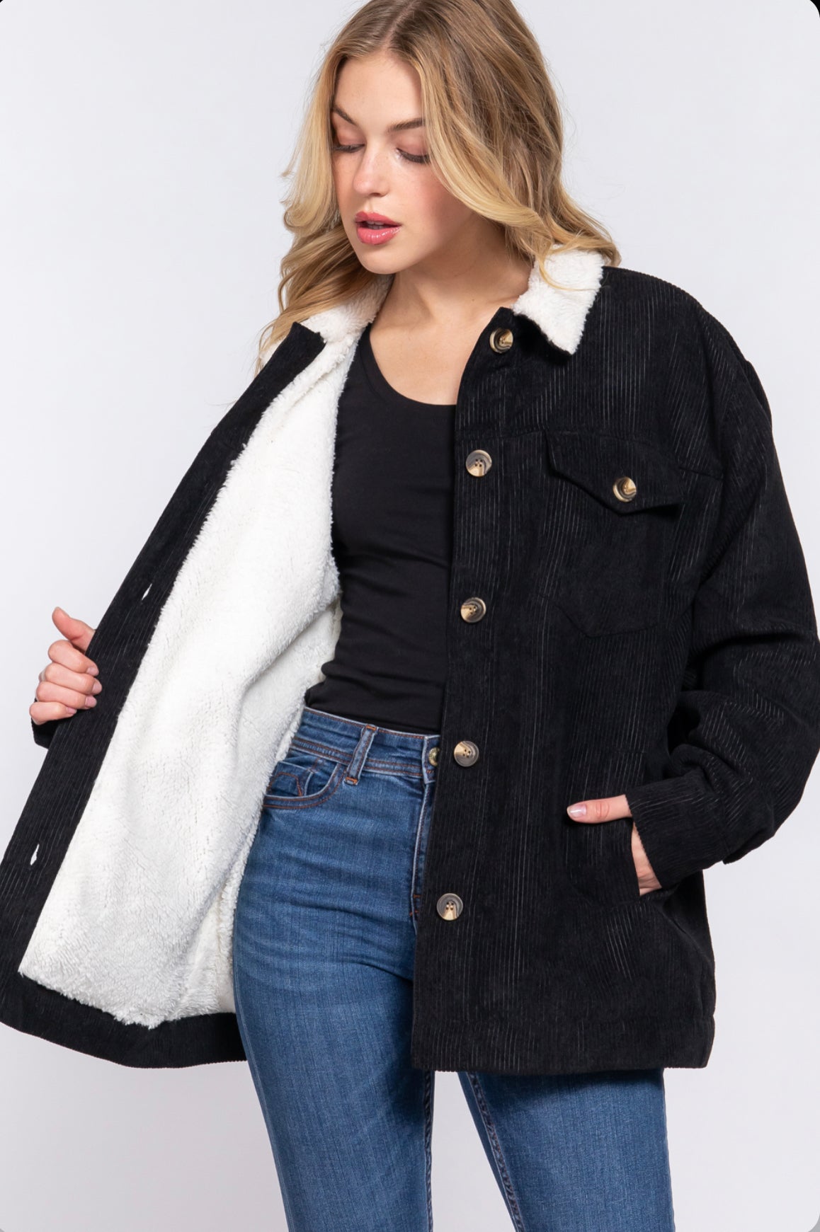 Black Corduroy Jacket