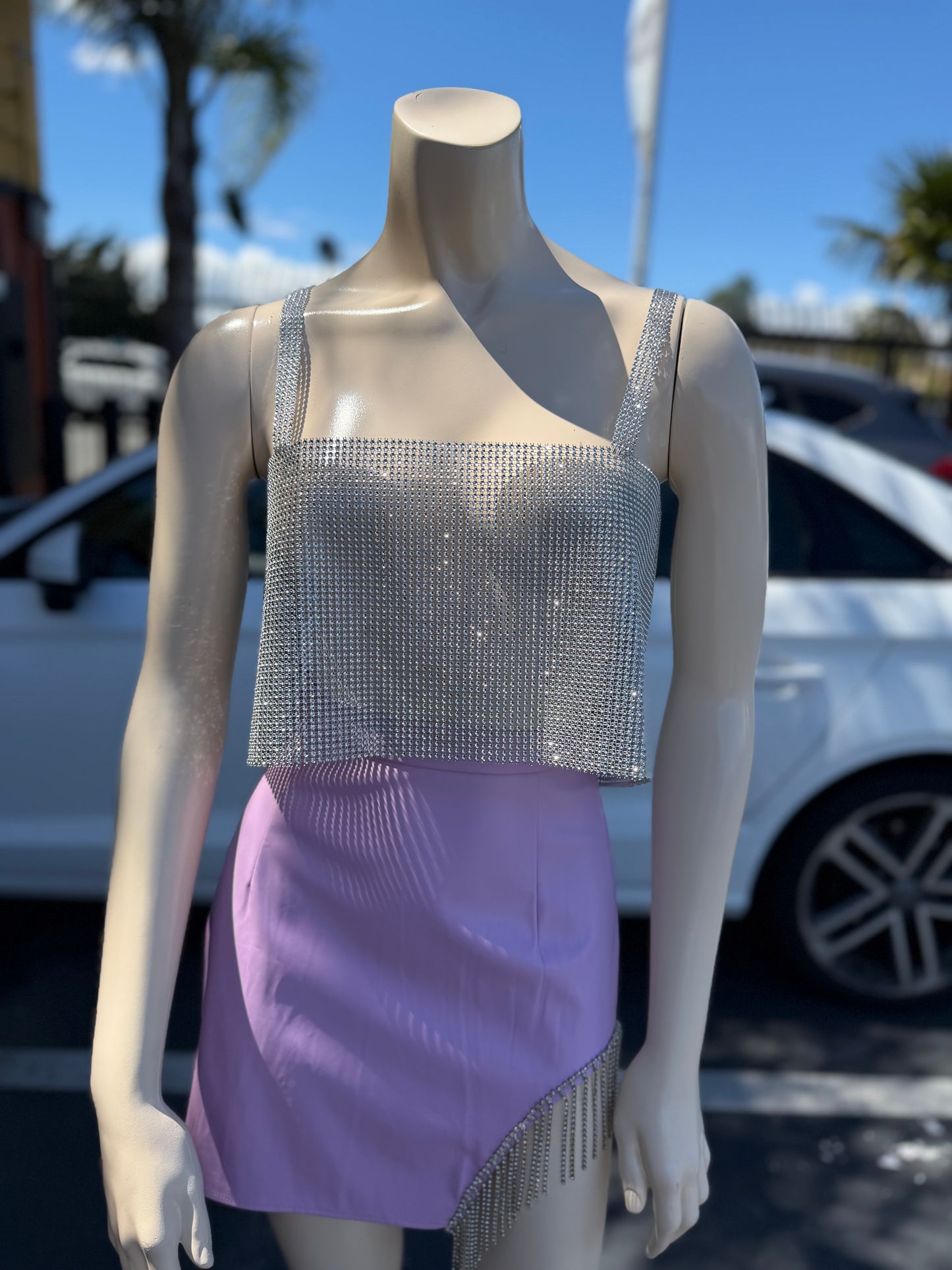 Rhinestone Top(one size )