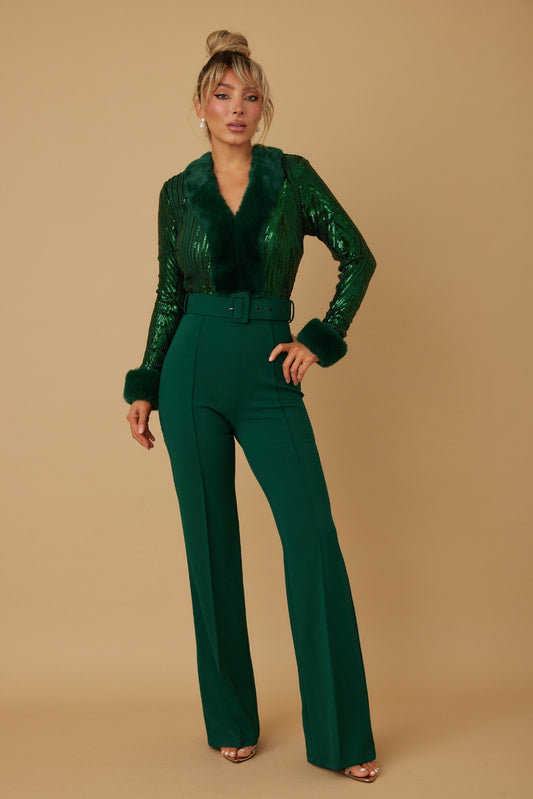 Elegant Holiday Jumpsuit